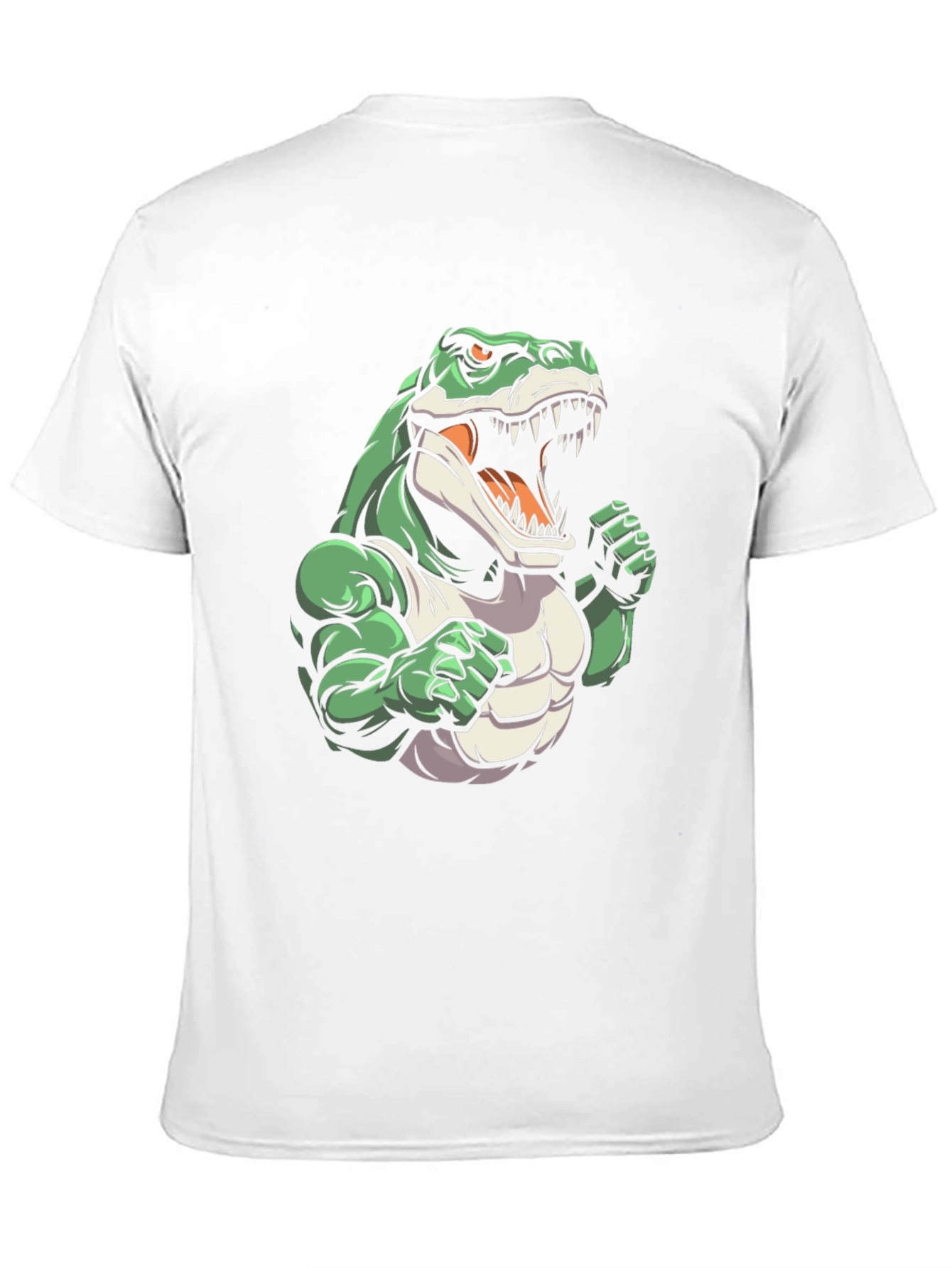 Dinosaur Gym T-Shirt - Cartoon Style
