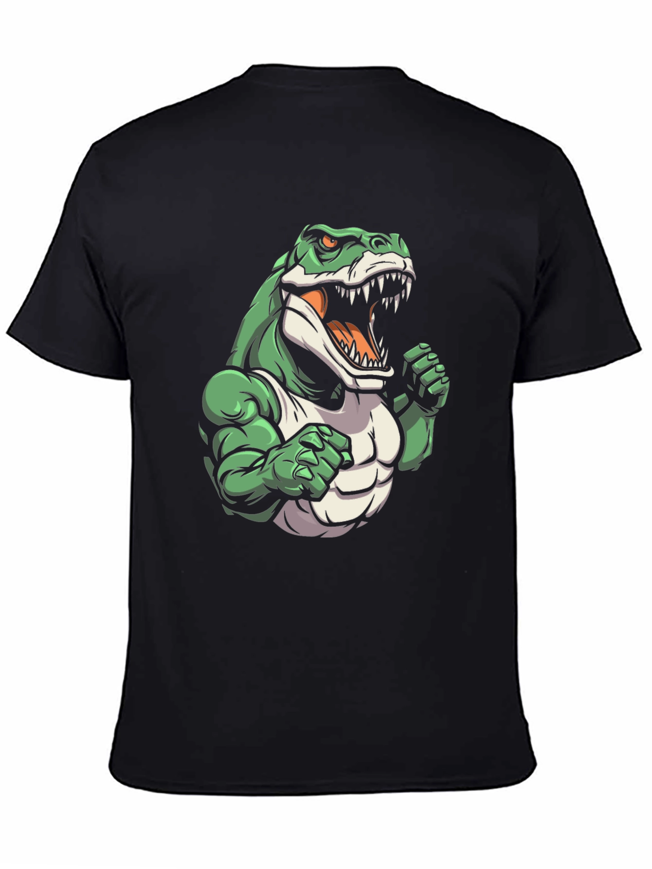 Dinosaur Gym T-Shirt - Cartoon Style