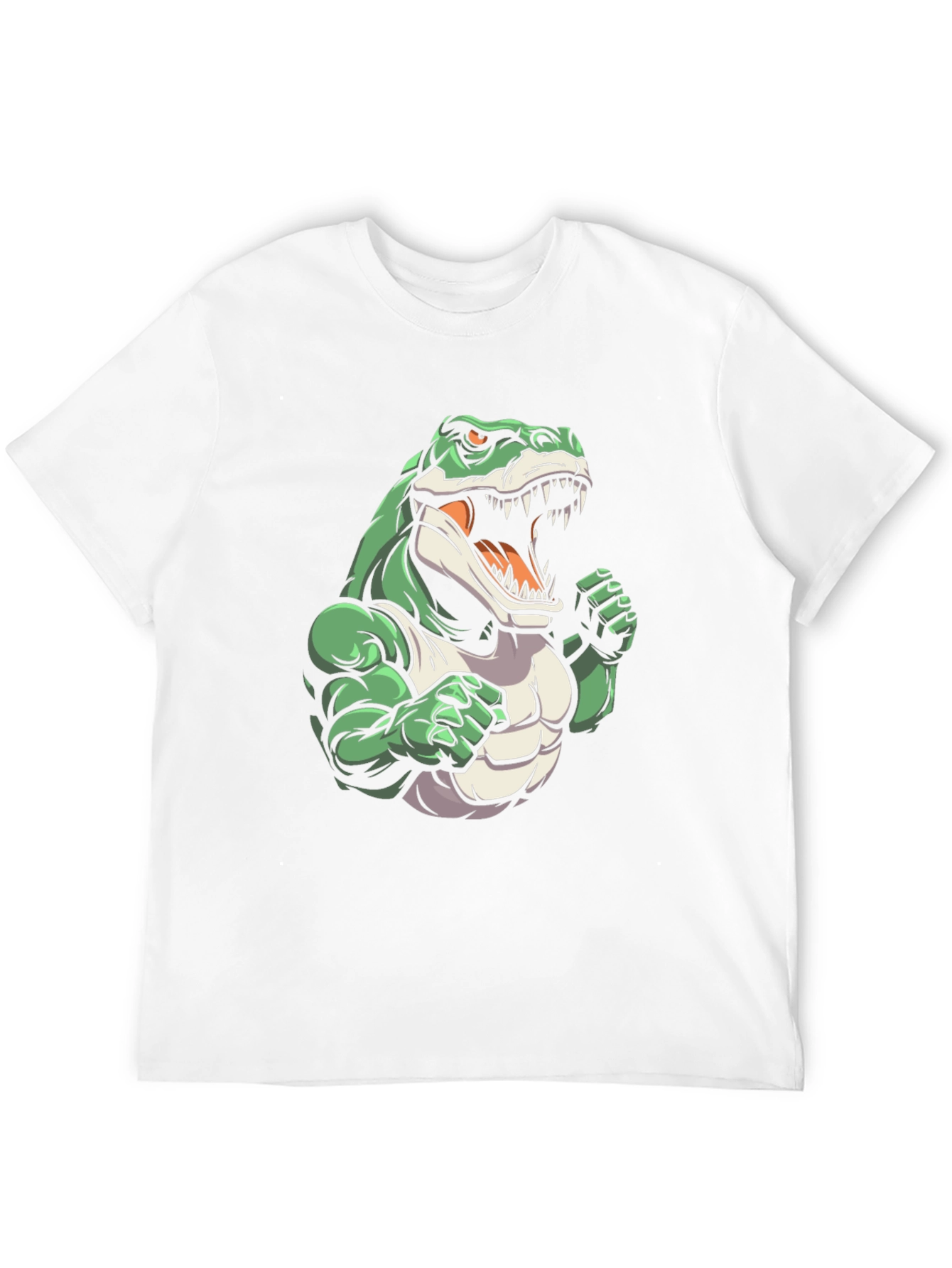 Dinosaur Gym T-Shirt - Cartoon Style