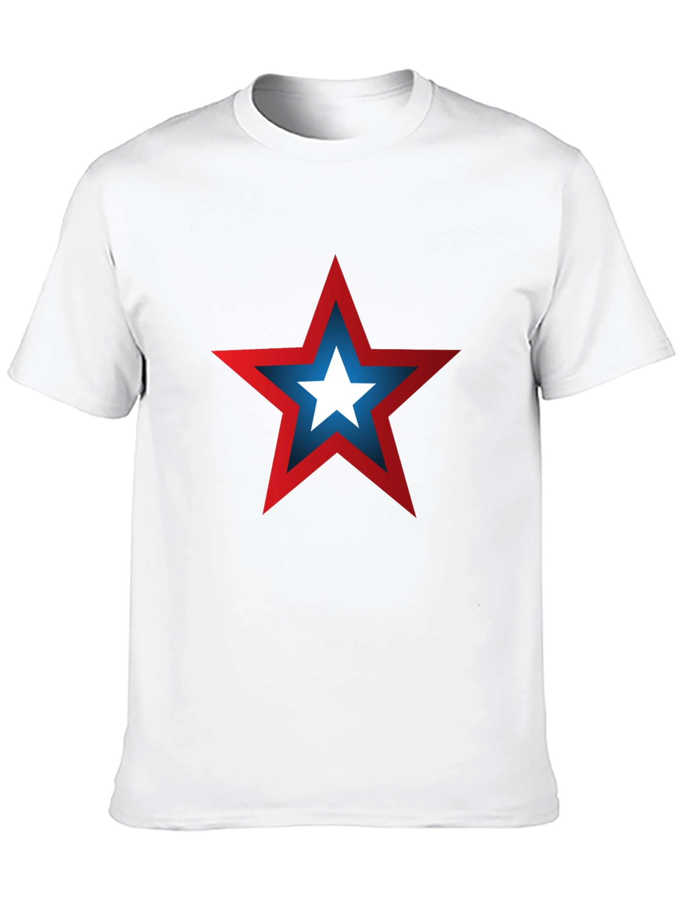 Star Graphic Tee - Patriotic Style