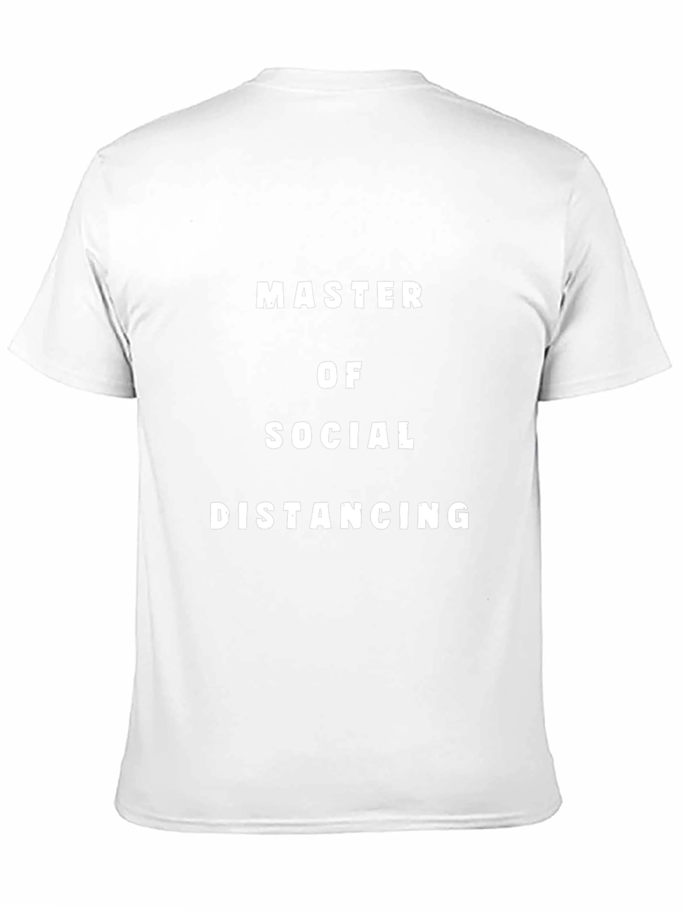 Master of Social Distancing Black Graphic Tee