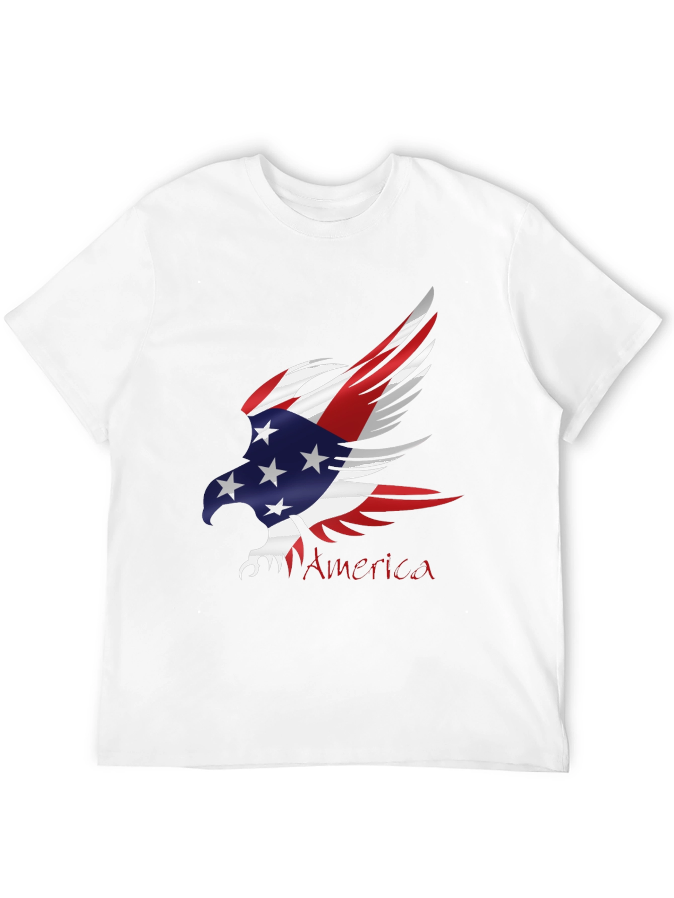 Patriotic Eagle Graphic T-Shirt - USA Pride Tee