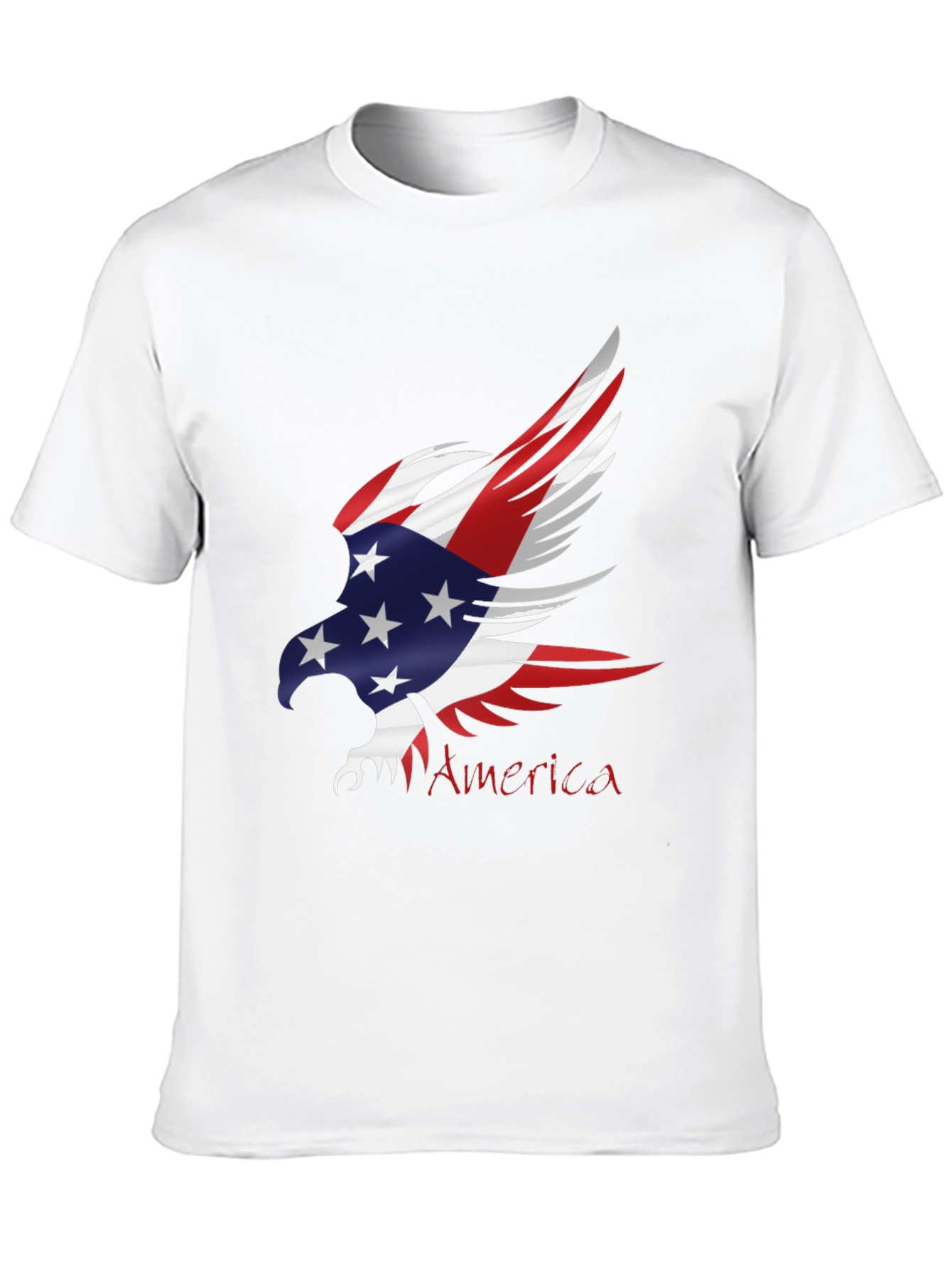 Patriotic Eagle Graphic T-Shirt - USA Pride Tee