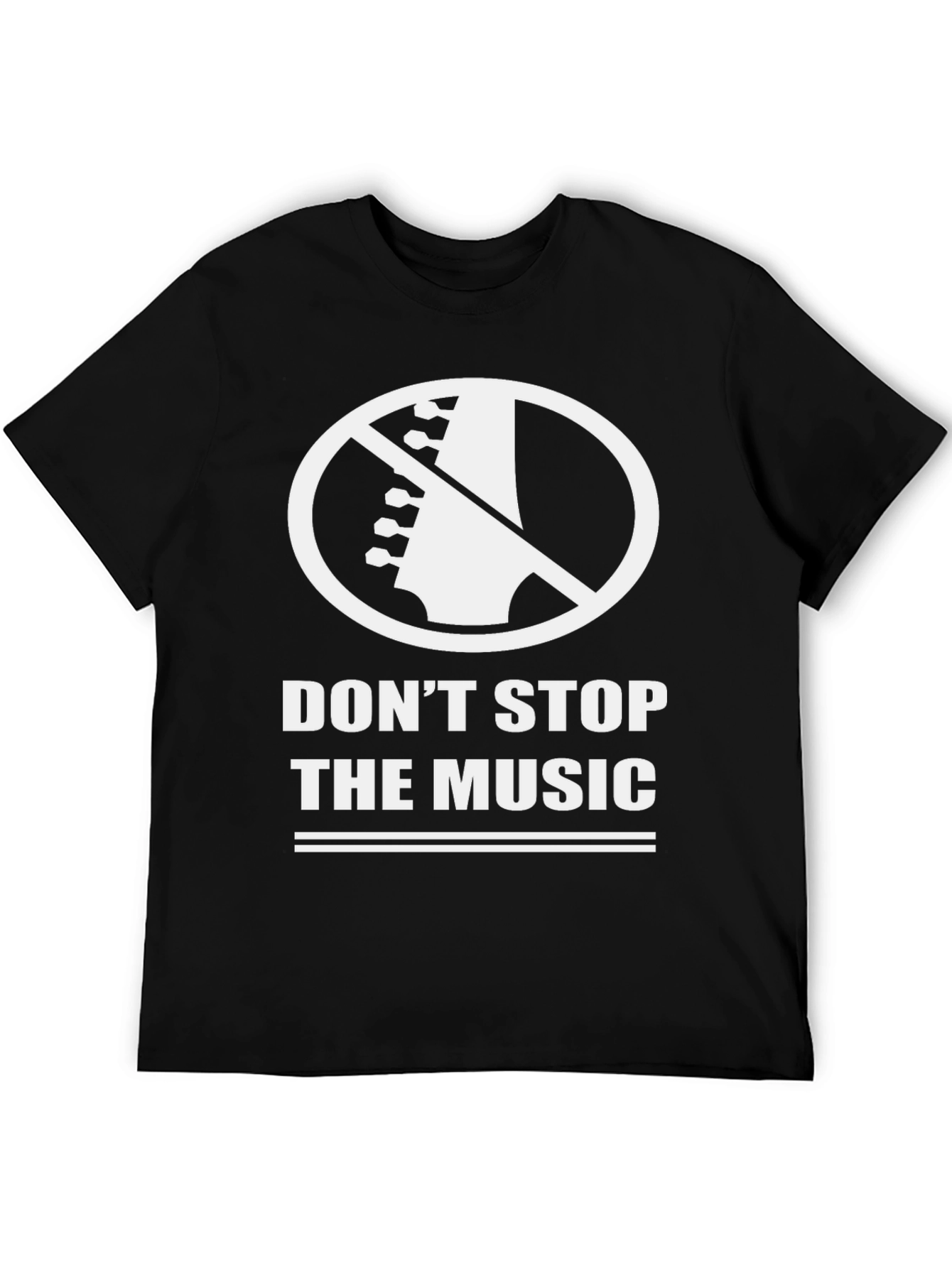 Dont Stop The Music T-Shirt - Black