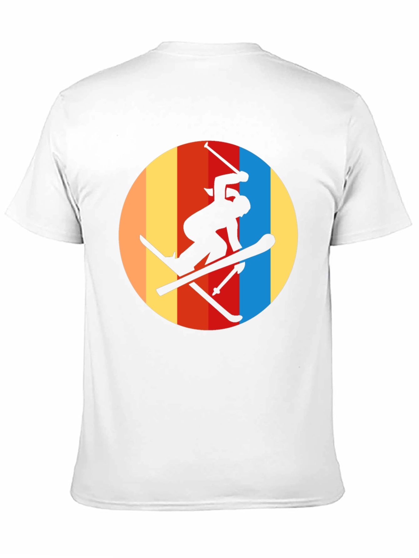 Retro Ski T-Shirt - Silhouette Graphic Tee