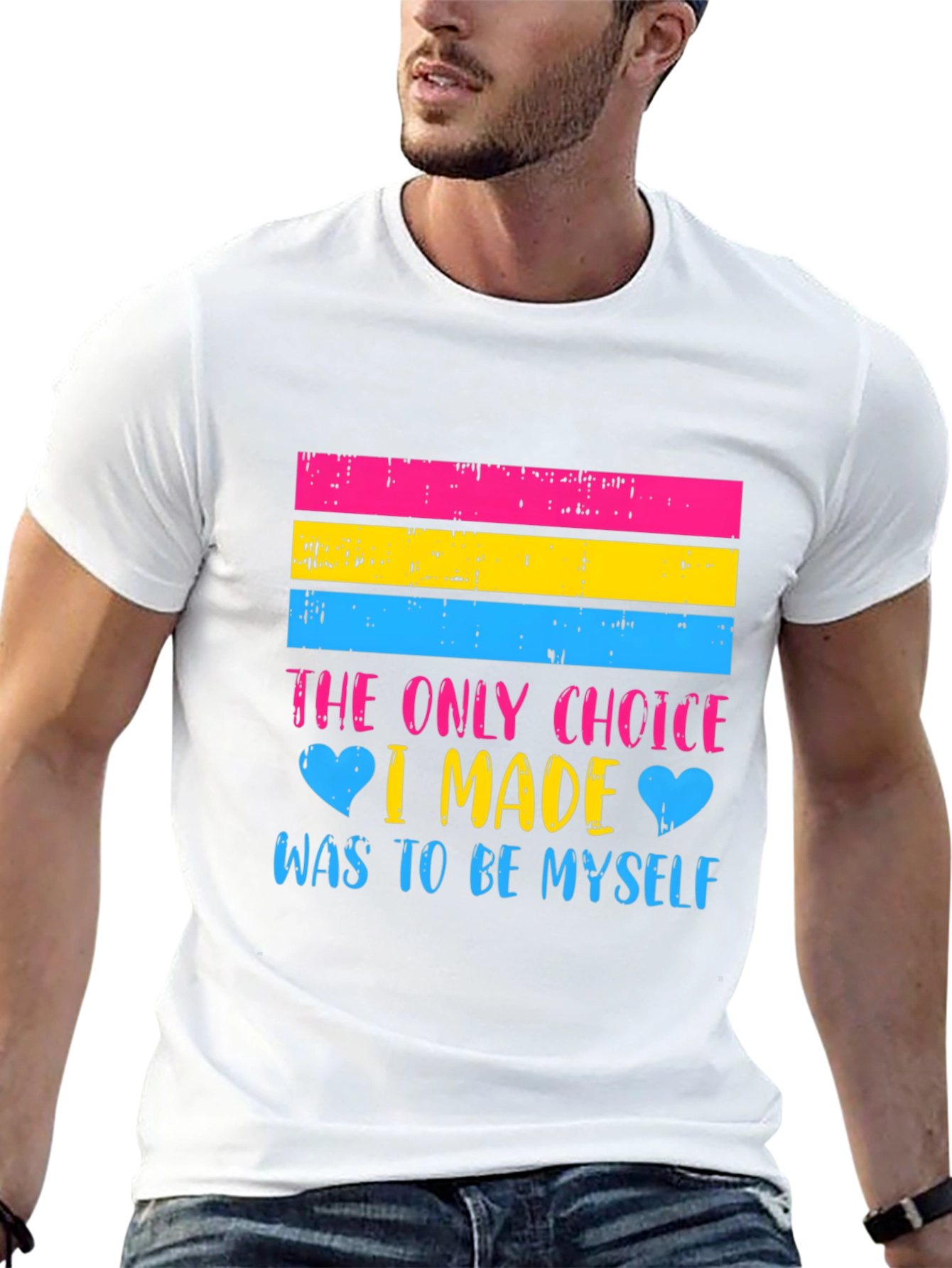 Pansexual Pride T-Shirt - Be Yourself