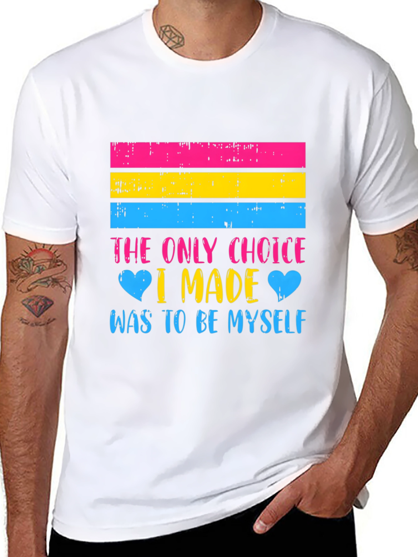 Pansexual Pride T-Shirt - Be Yourself