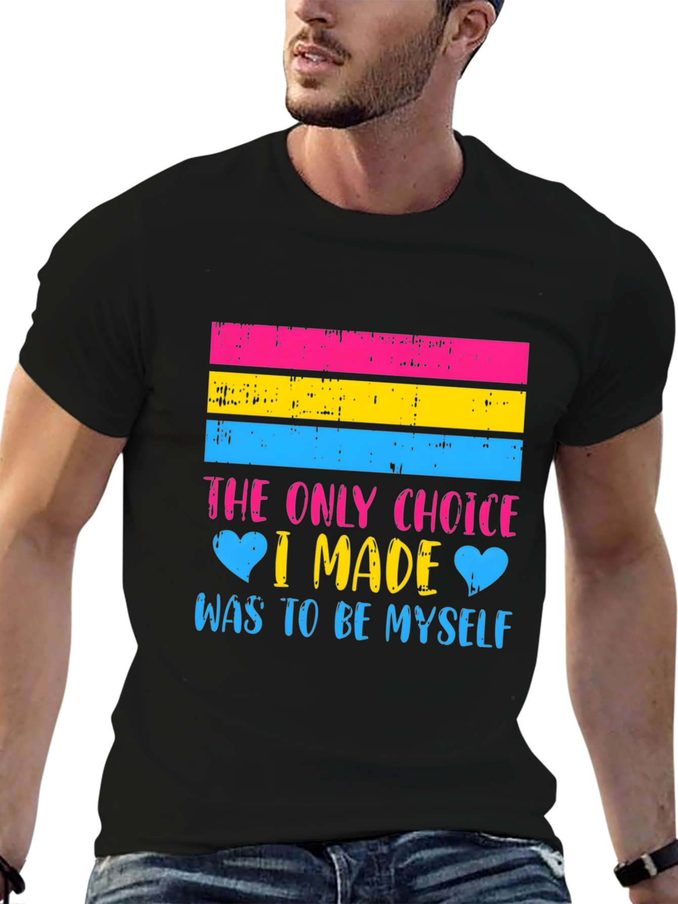 Pansexual Pride T-Shirt - Be Yourself