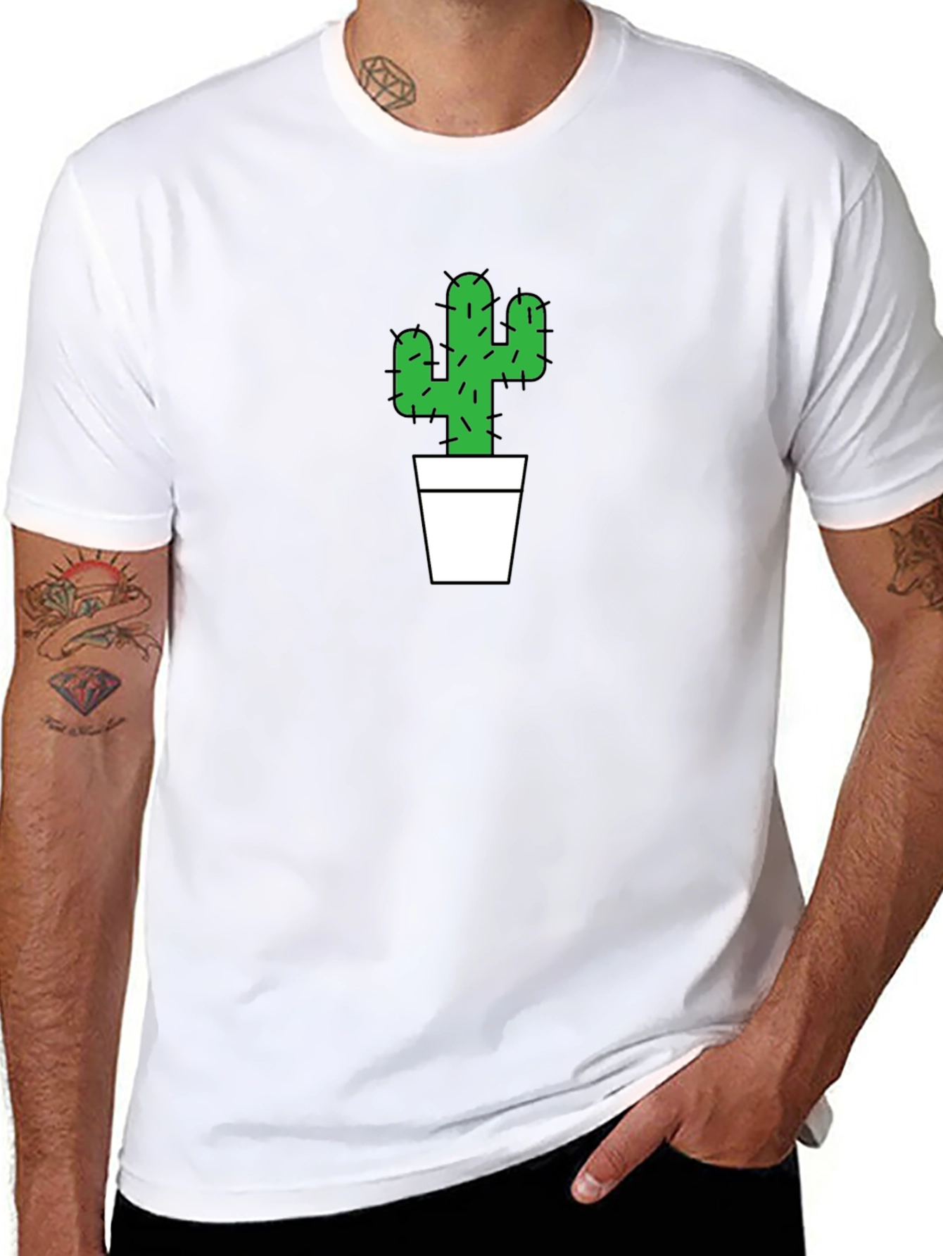 Cactus Graphic Tee - Cool Desert Style