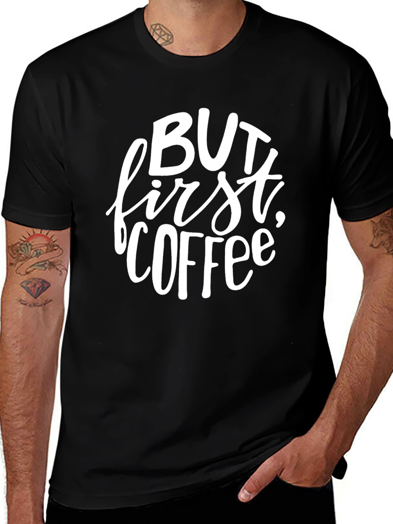 But First Coffee Graphic T-Shirt