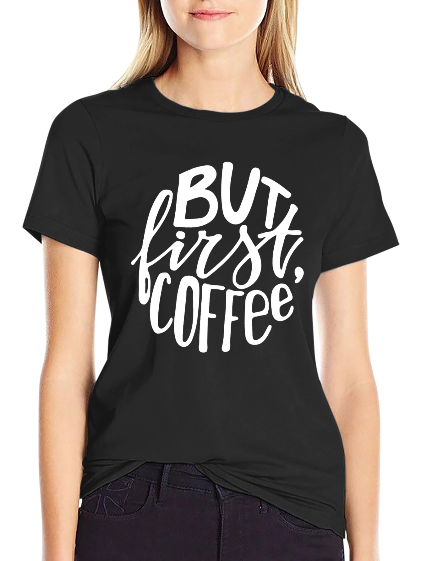 But First Coffee Graphic T-Shirt