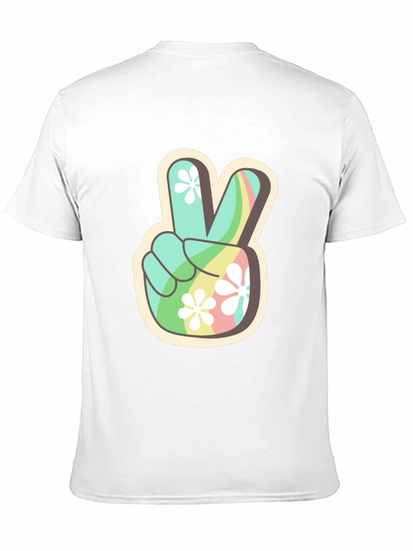 Peace Sign Graphic Tee - Retro Vibe Shirt
