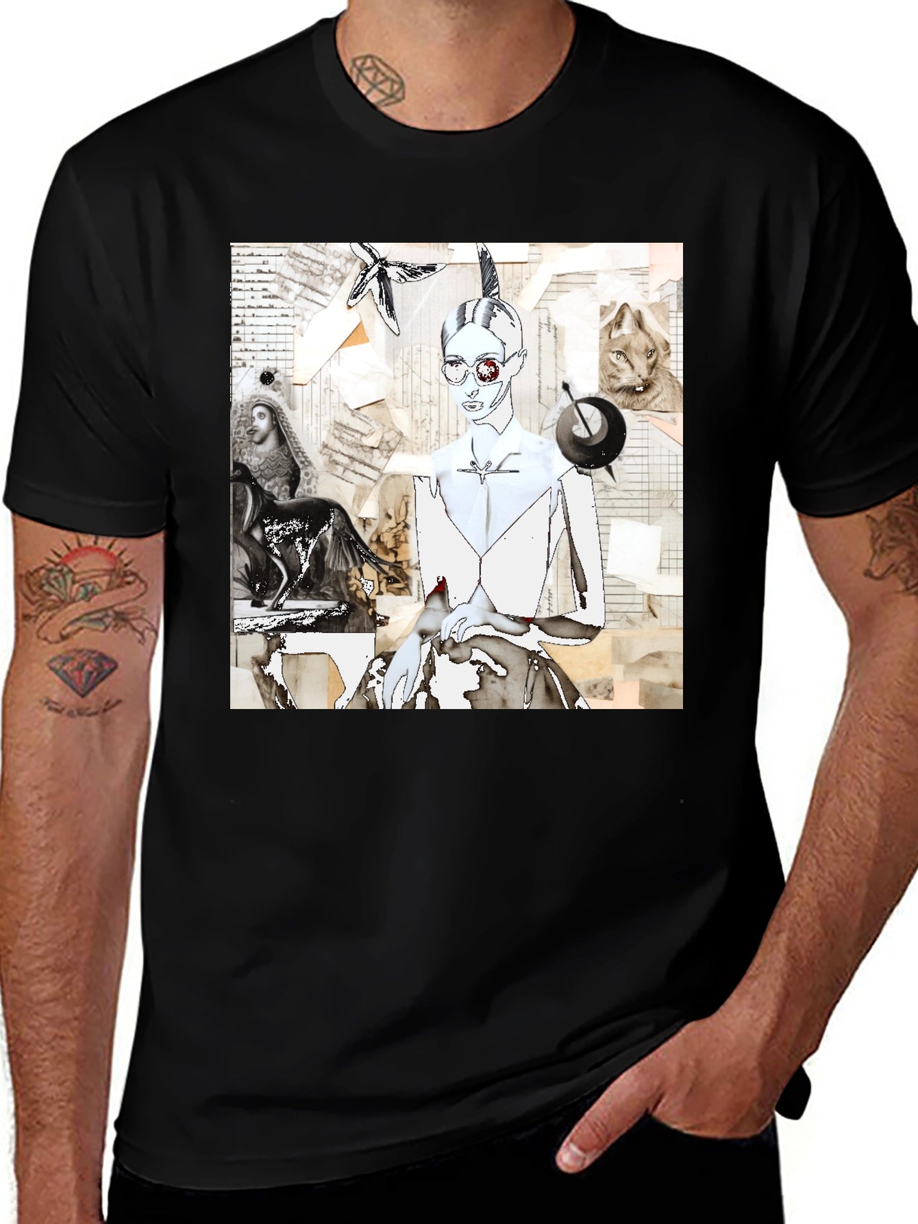 Unique Graphic Print T-Shirt