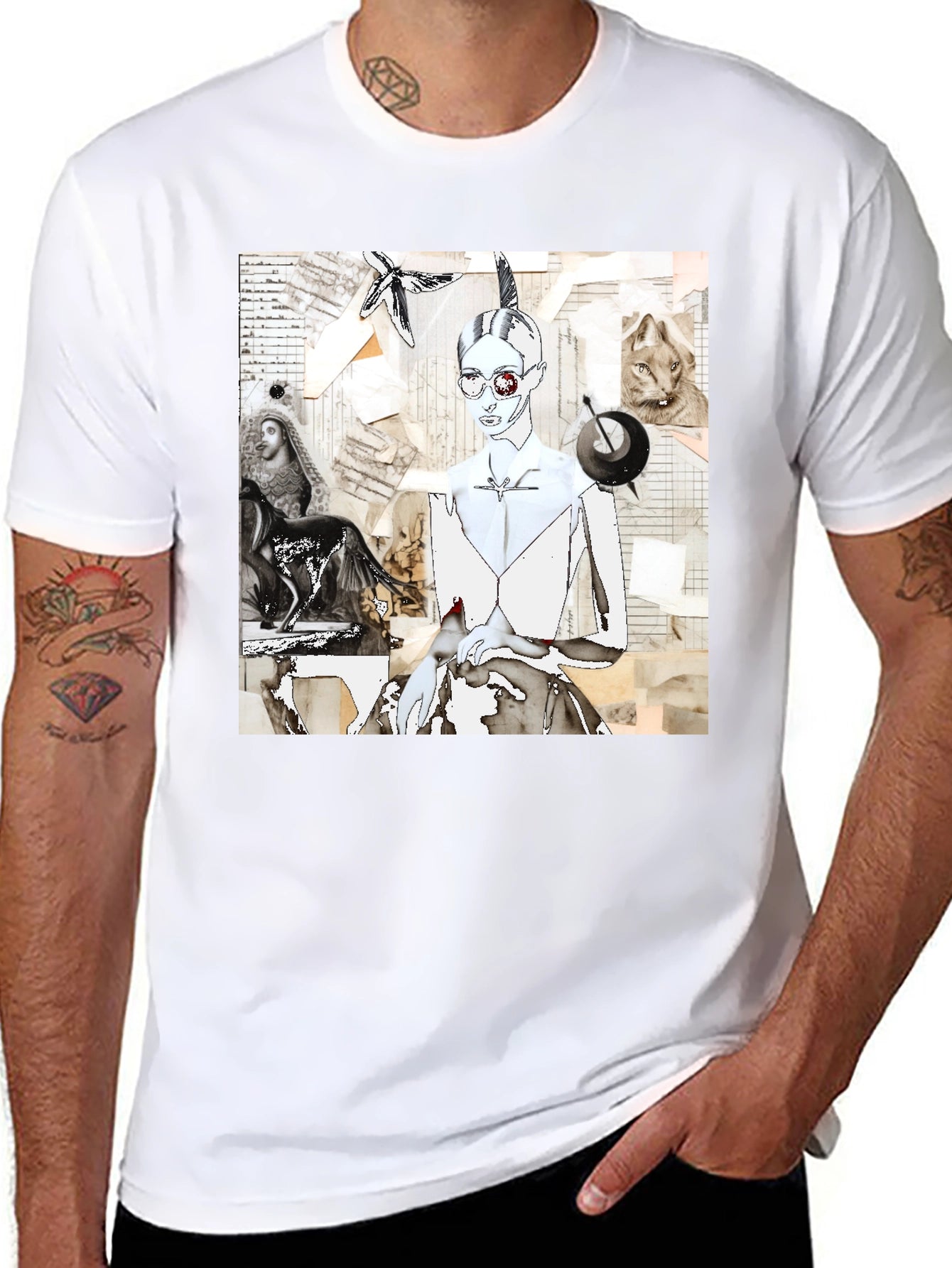 Unique Graphic Print T-Shirt