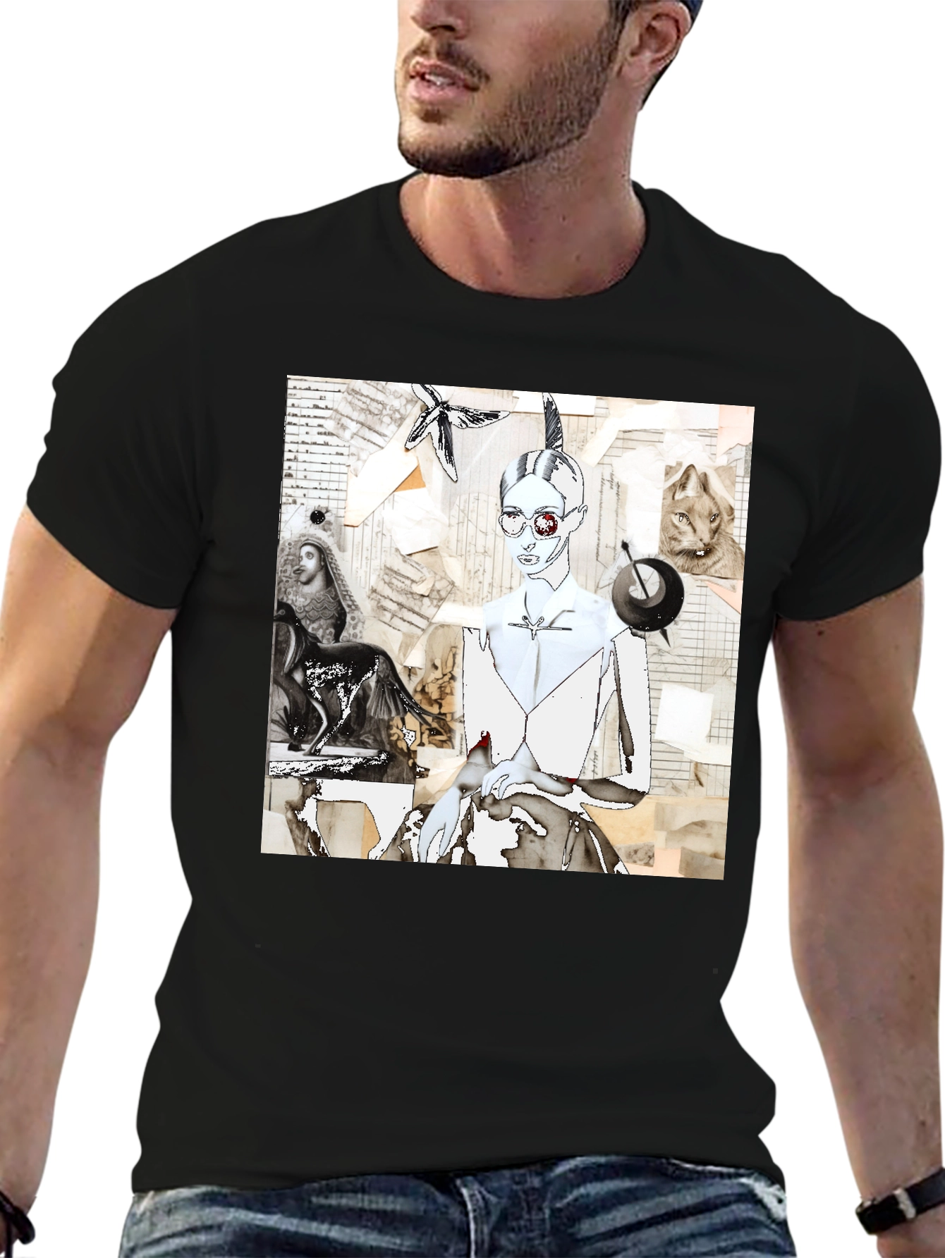 Unique Graphic Print T-Shirt