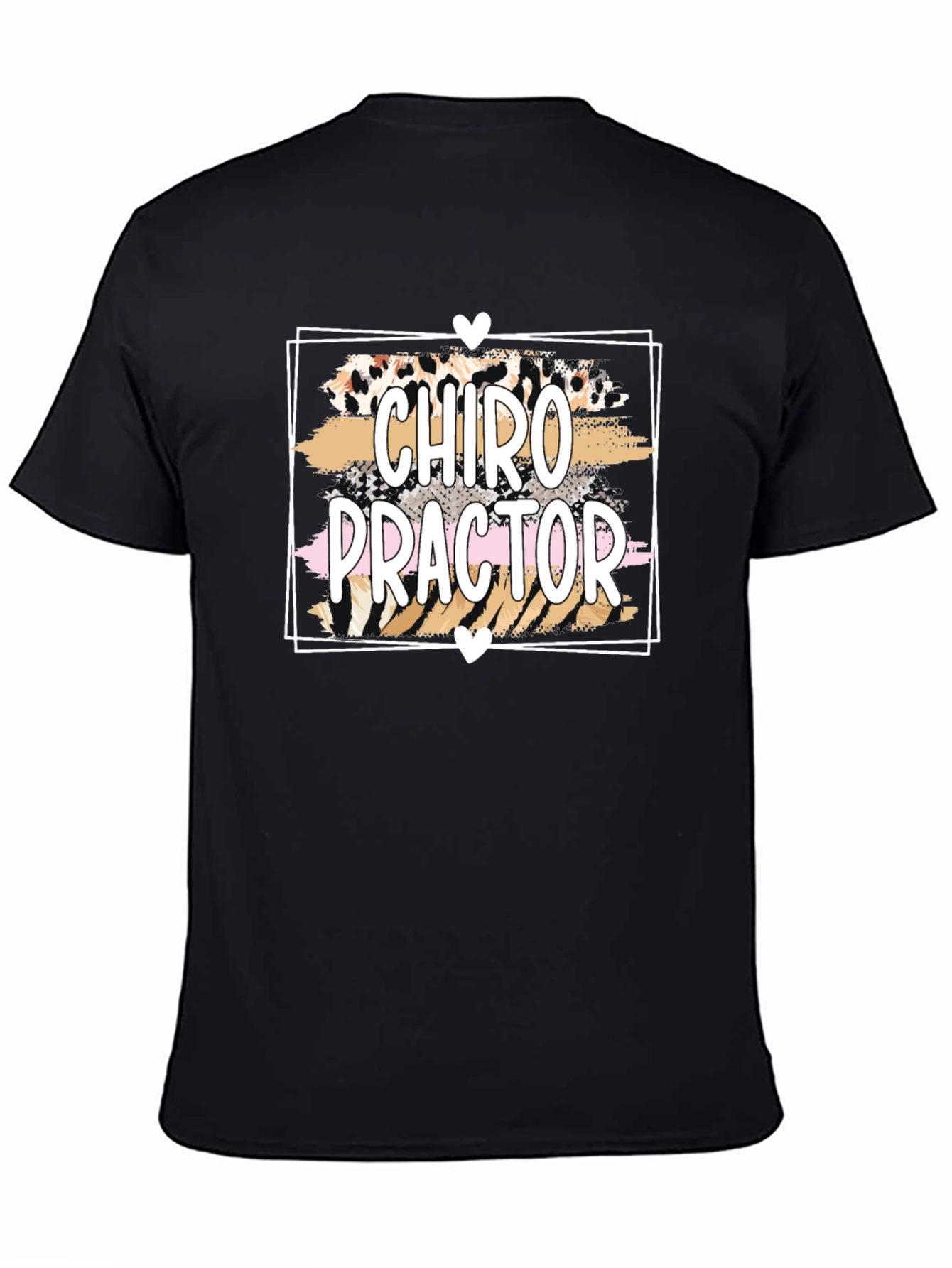 Chiropractor T-Shirt - Leopard Print Design