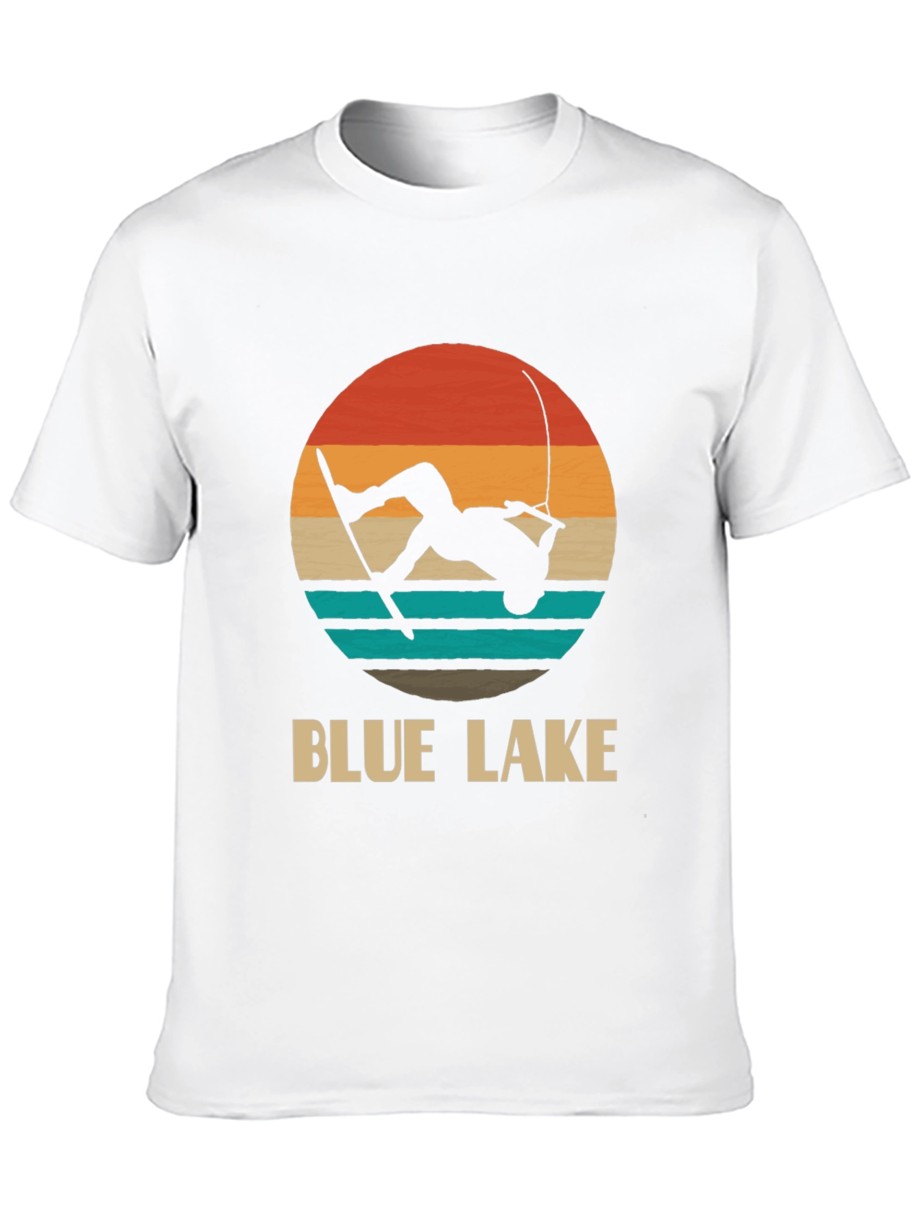 Blue Lake Wakeboarder Graphic Tee