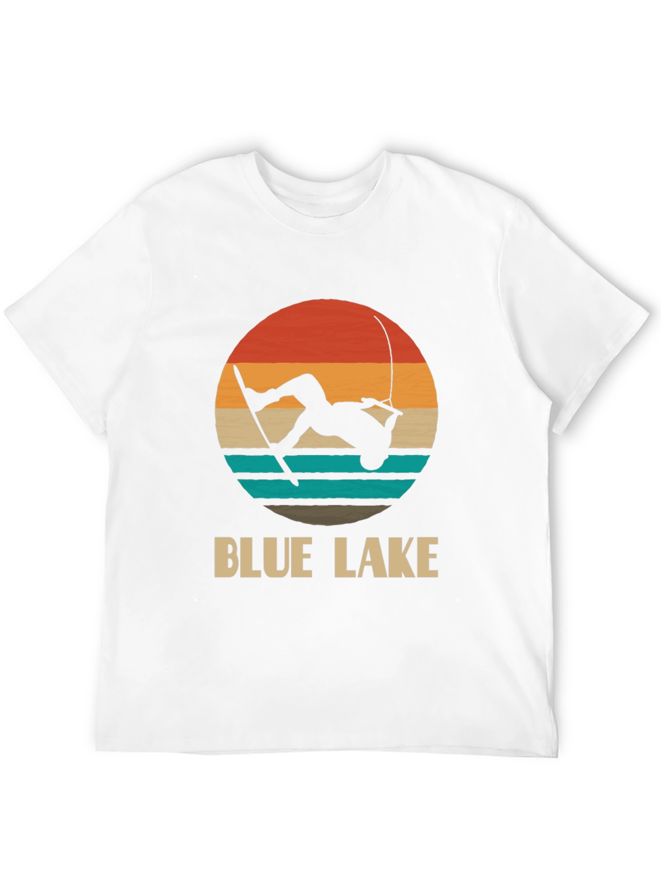 Blue Lake Wakeboarder Graphic Tee