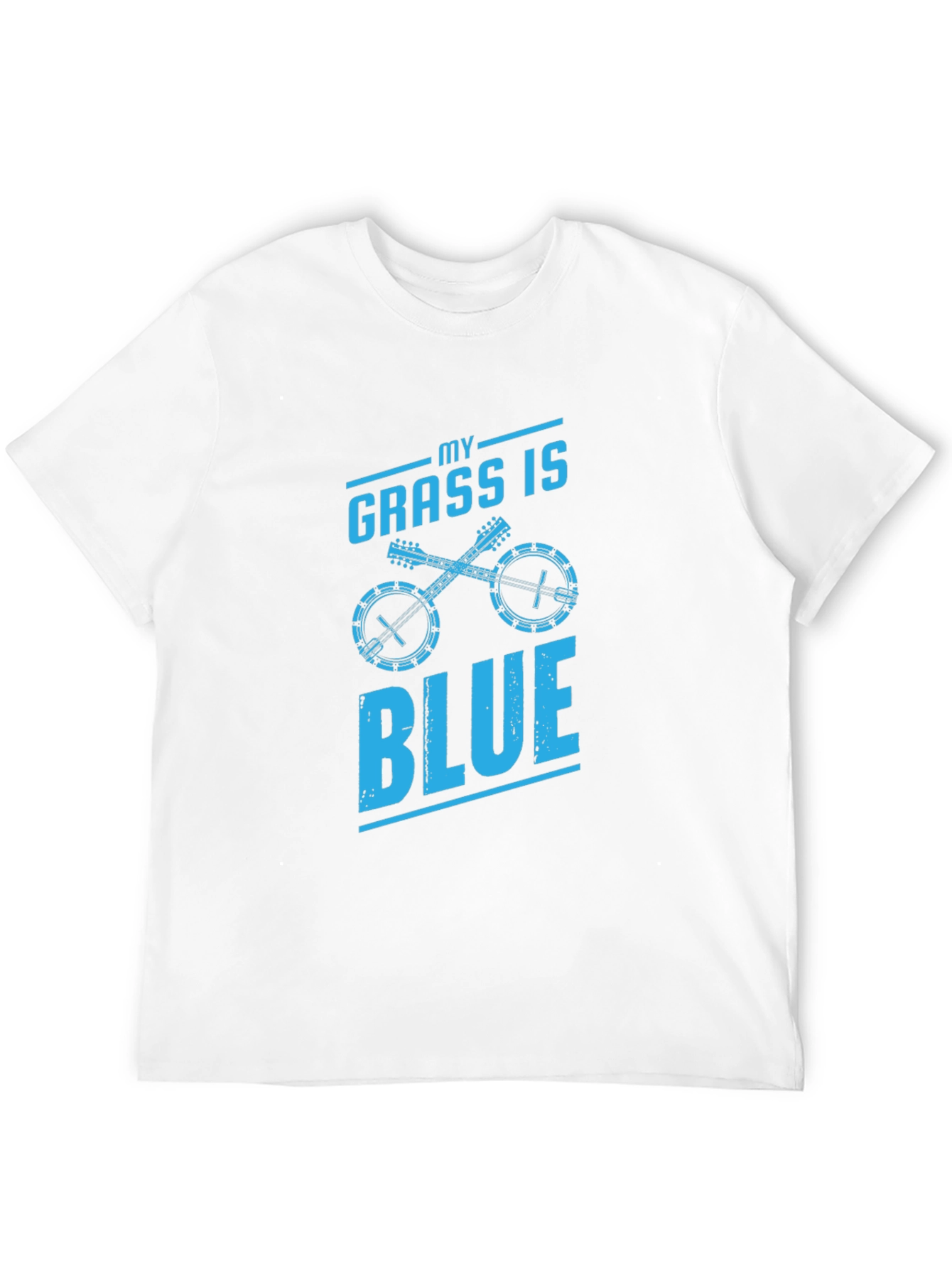 Bluegrass Music T-Shirt - My Grass Is Blue