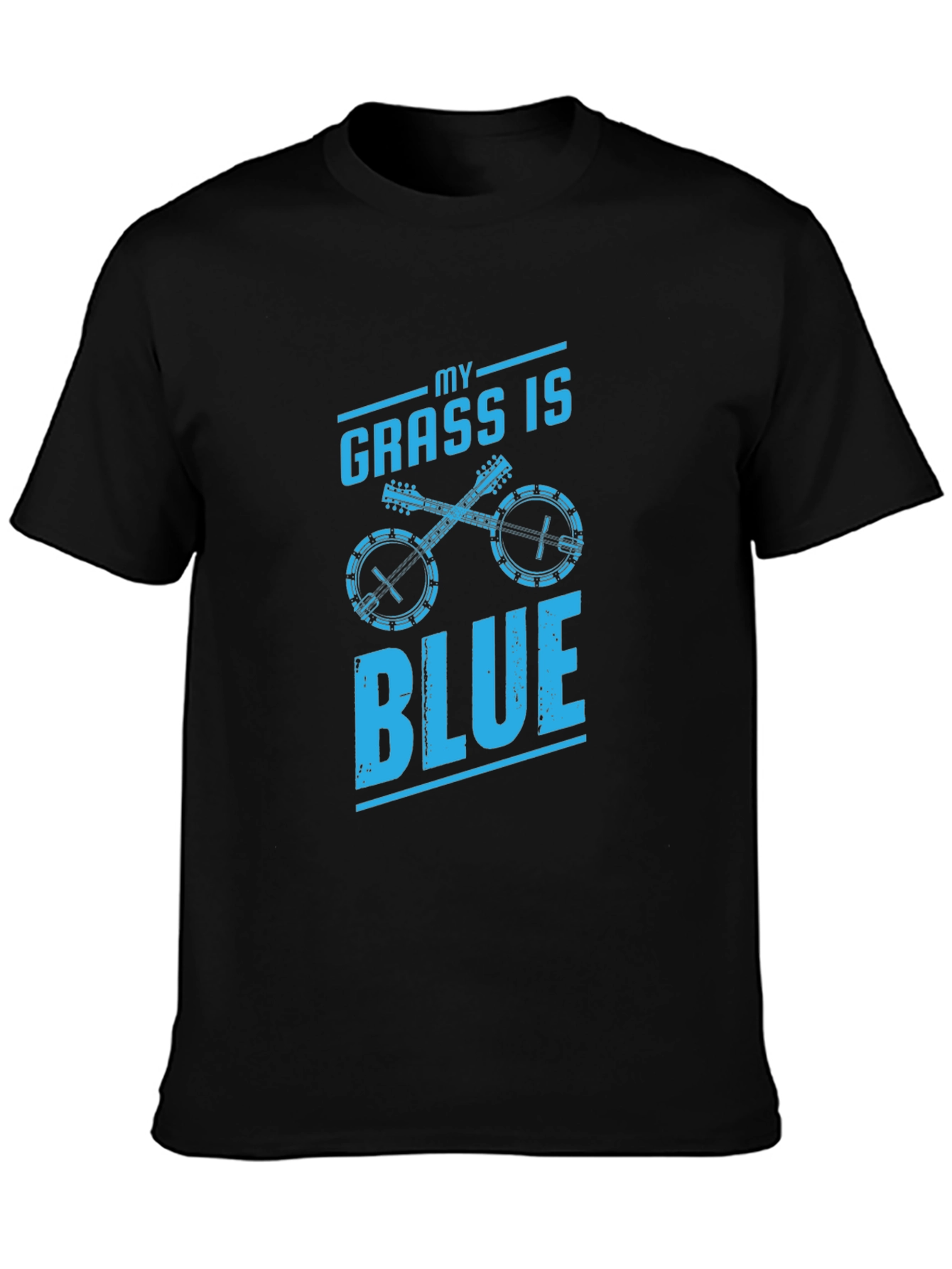 Bluegrass Music T-Shirt - My Grass Is Blue