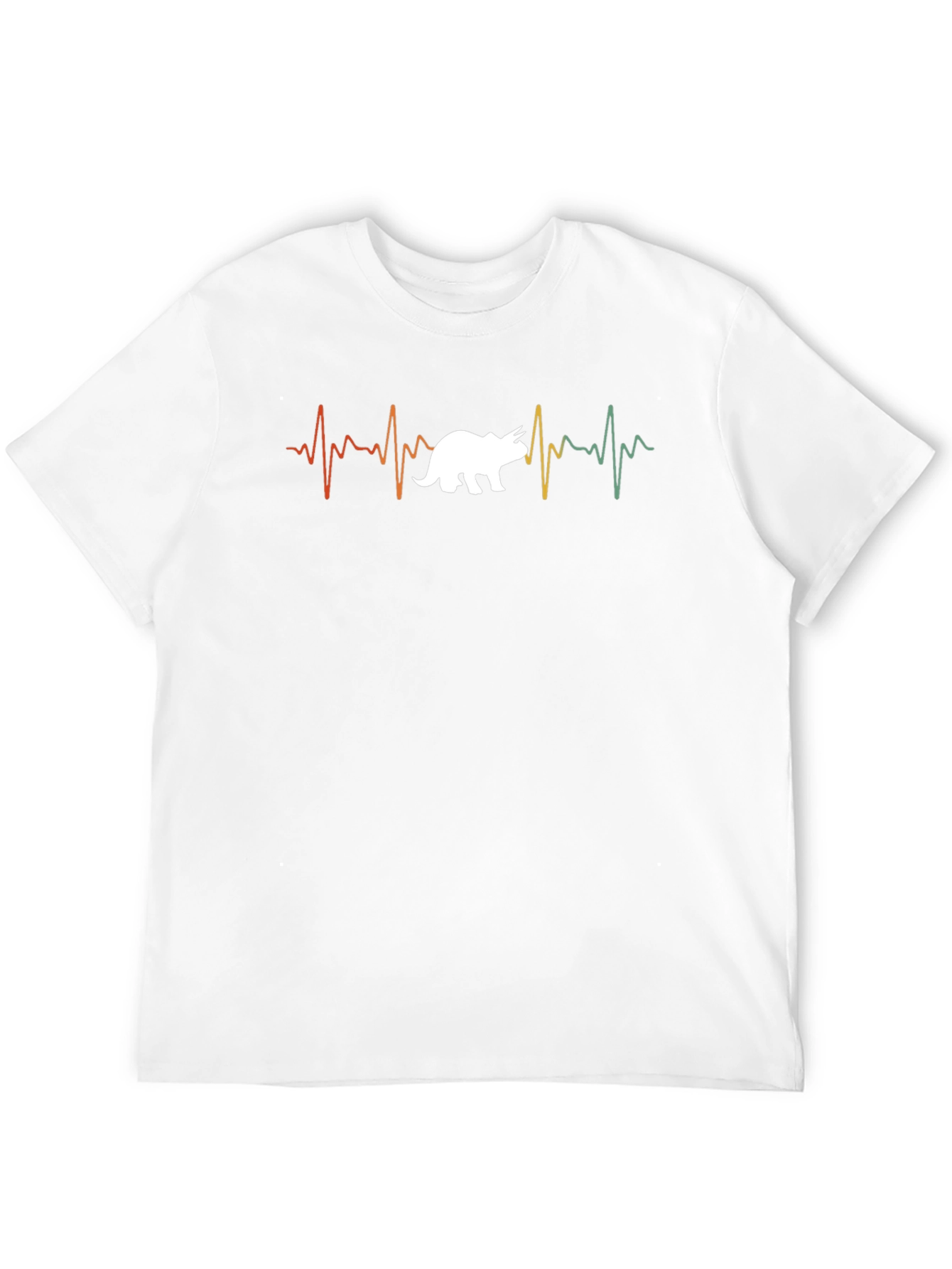 Dinosaur Heartbeat T-Shirt - Prehistoric Pulse!