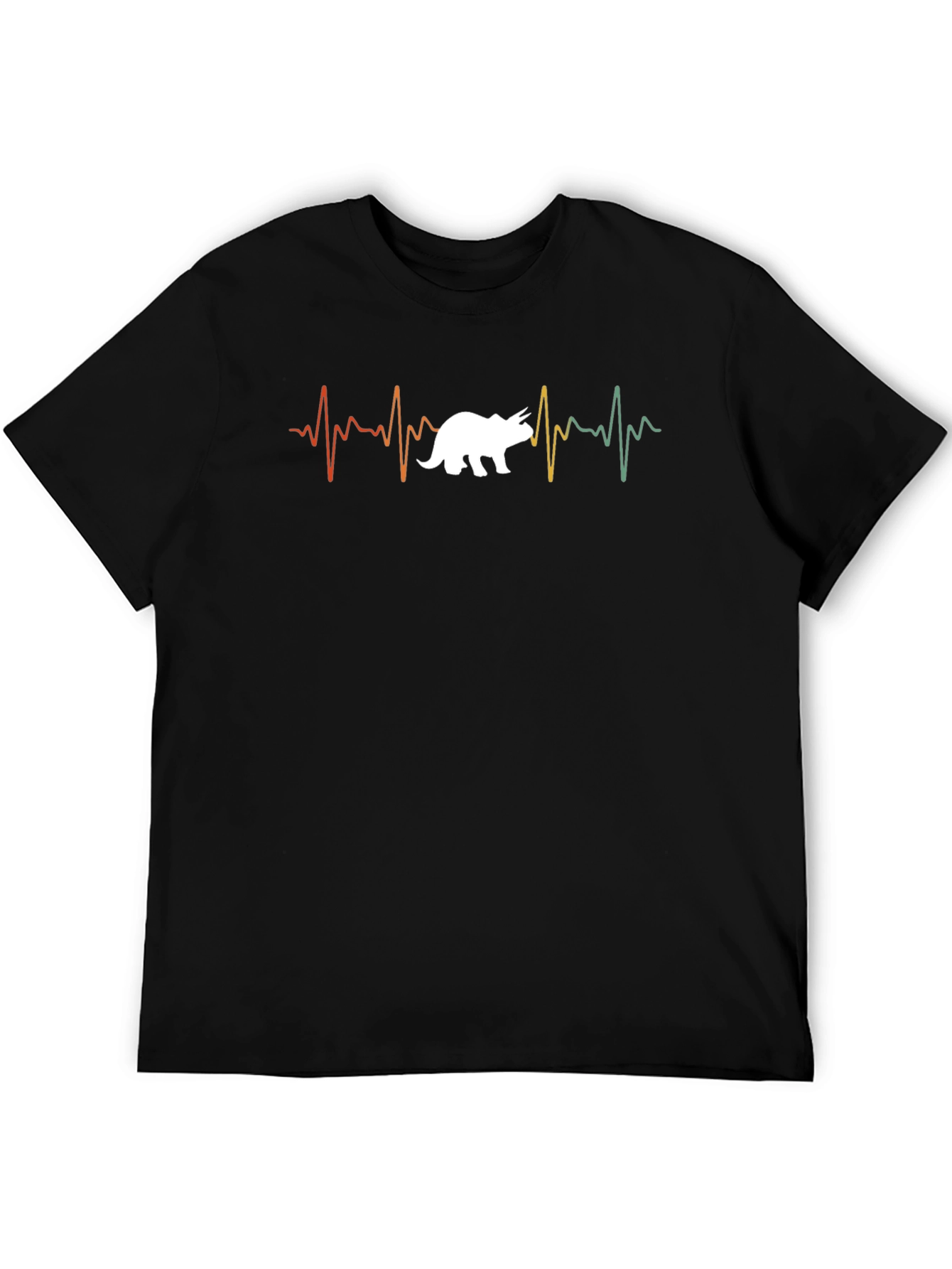 Dinosaur Heartbeat T-Shirt - Prehistoric Pulse!