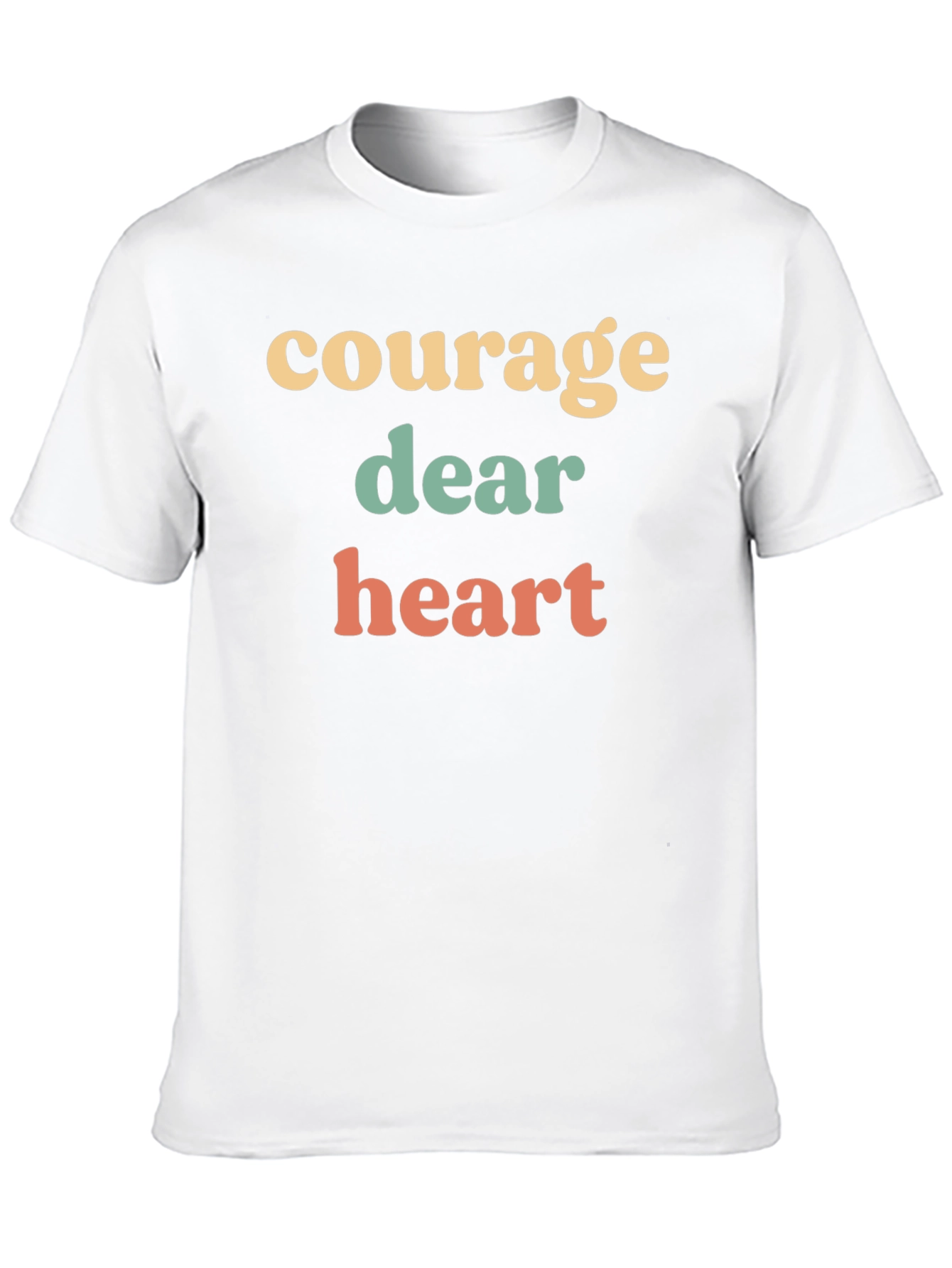 Courage Dear Heart Retro Graphic Tee