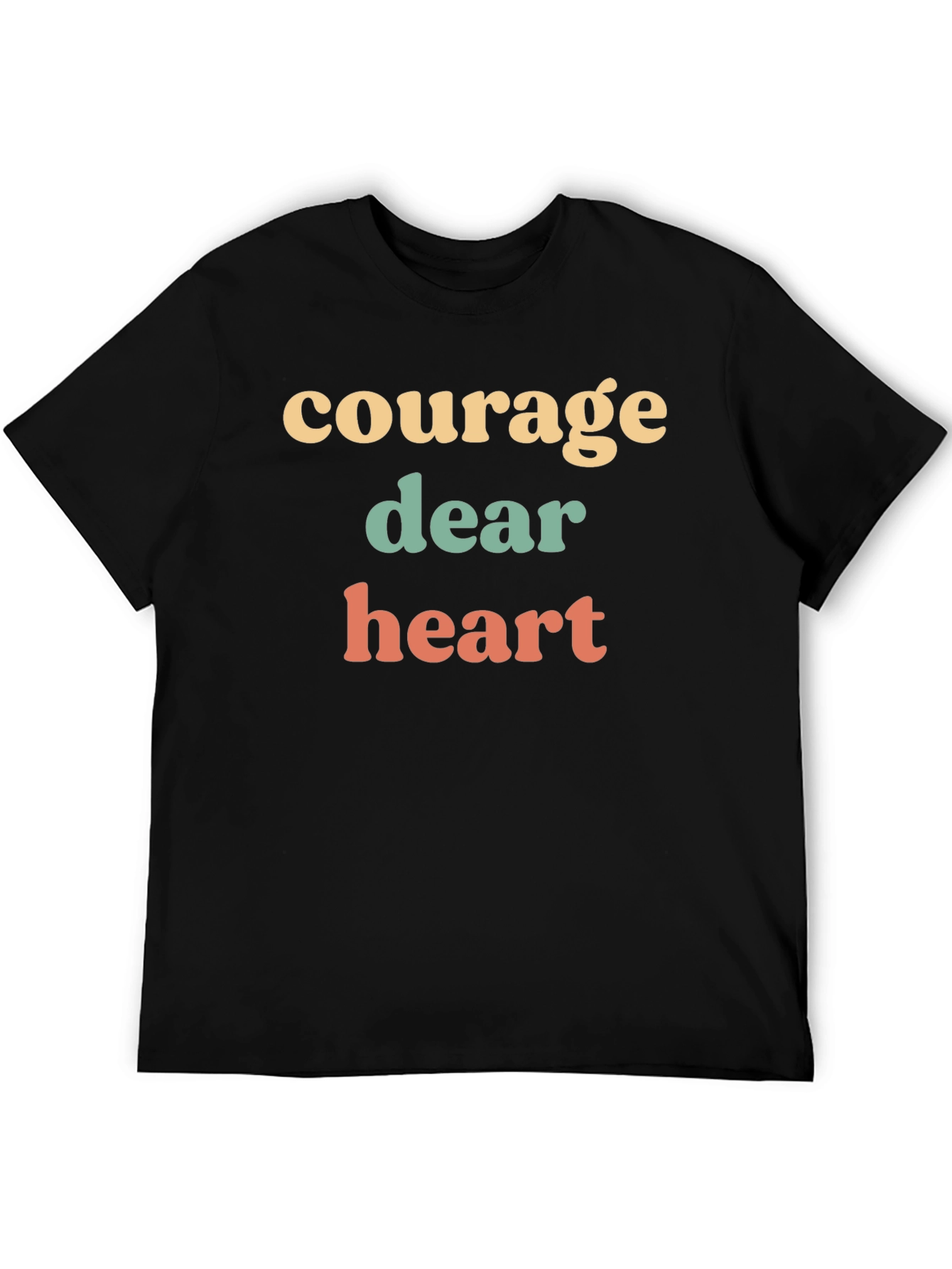 Courage Dear Heart Retro Graphic Tee