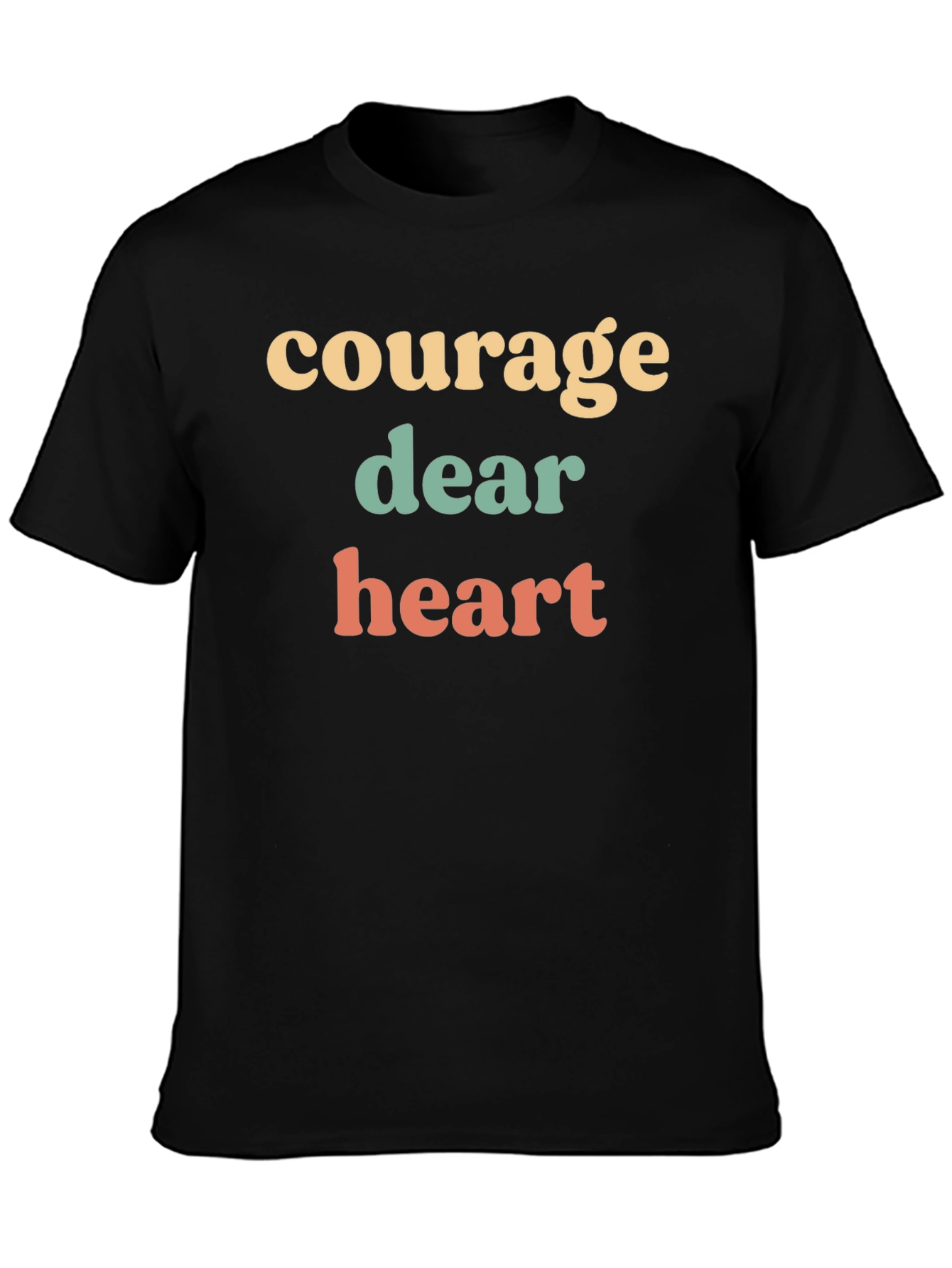 Courage Dear Heart Retro Graphic Tee