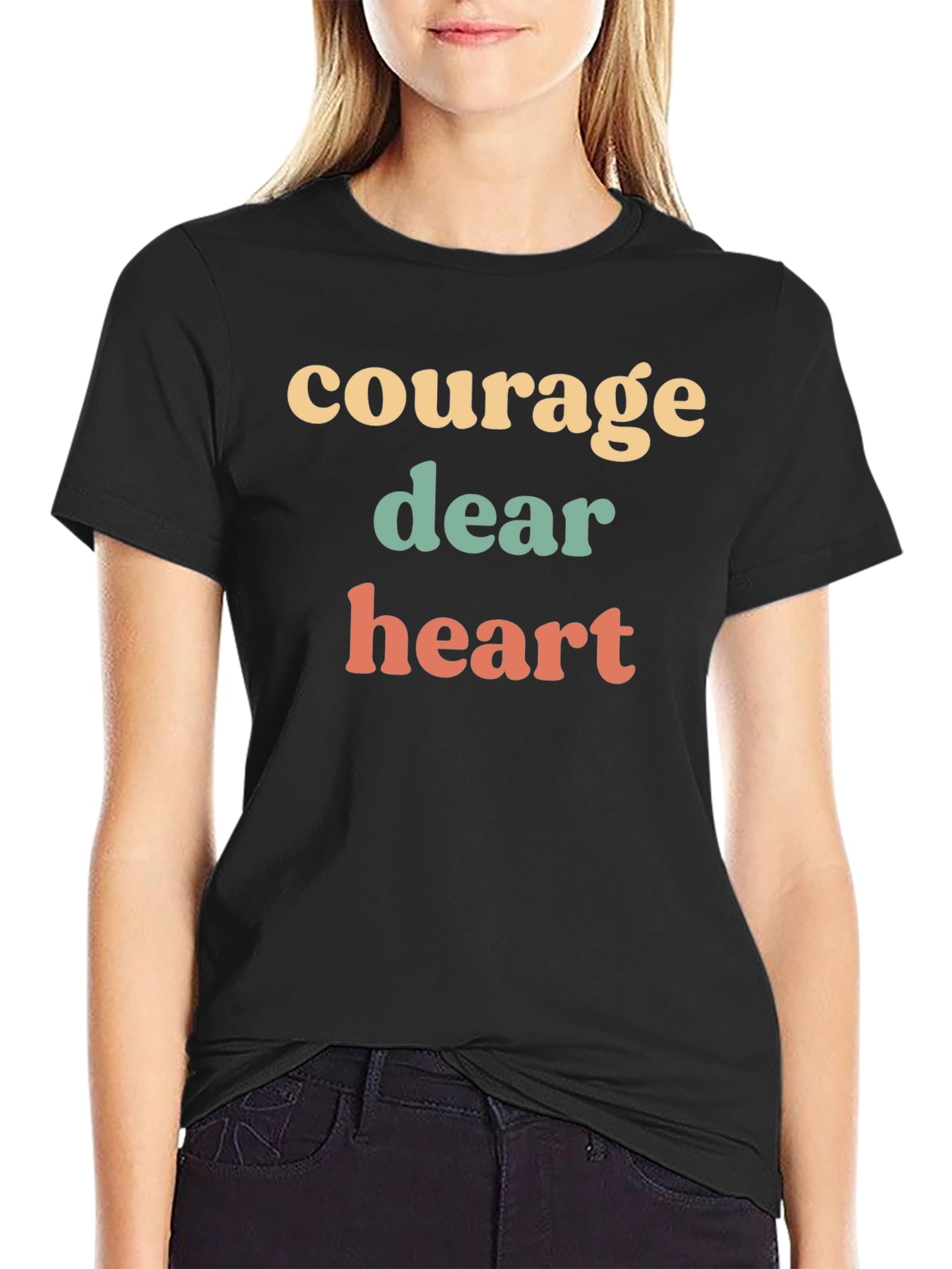 Courage Dear Heart Retro Graphic Tee