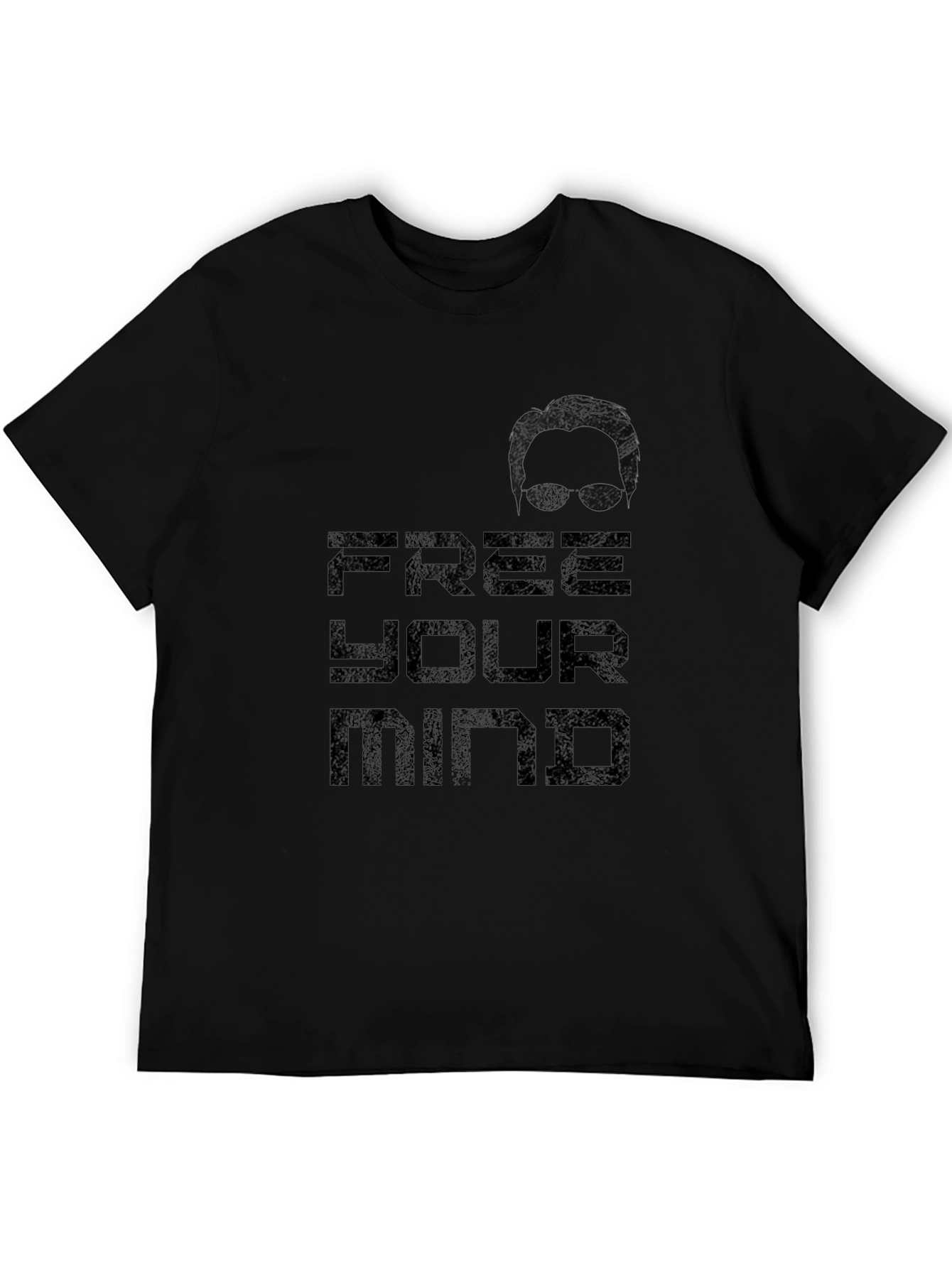 Free Your Mind Graphic T-Shirt - Black