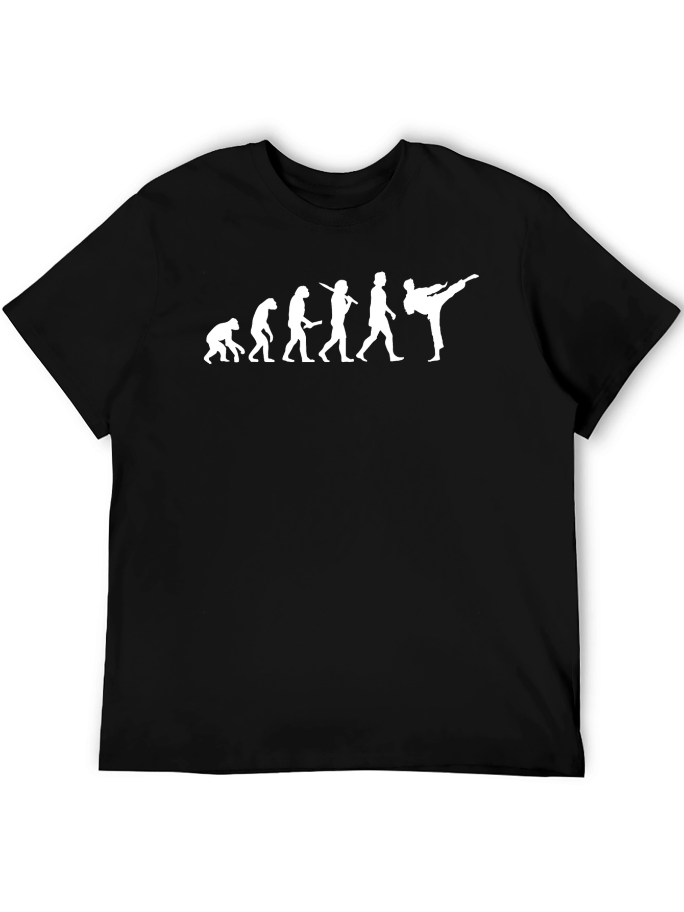 Evolution of Martial Arts Black T-Shirt