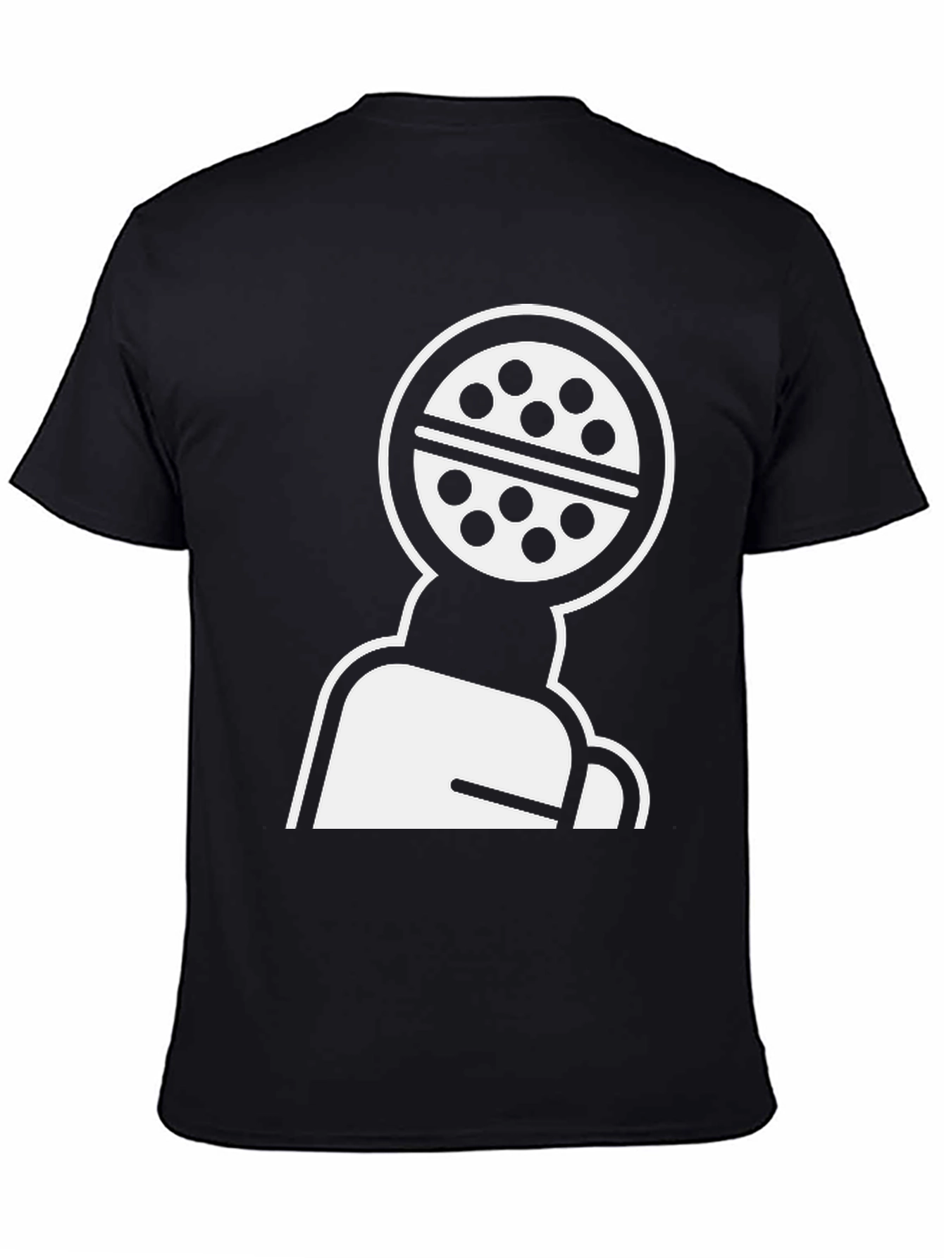 Abstract Graphic Black T-Shirt