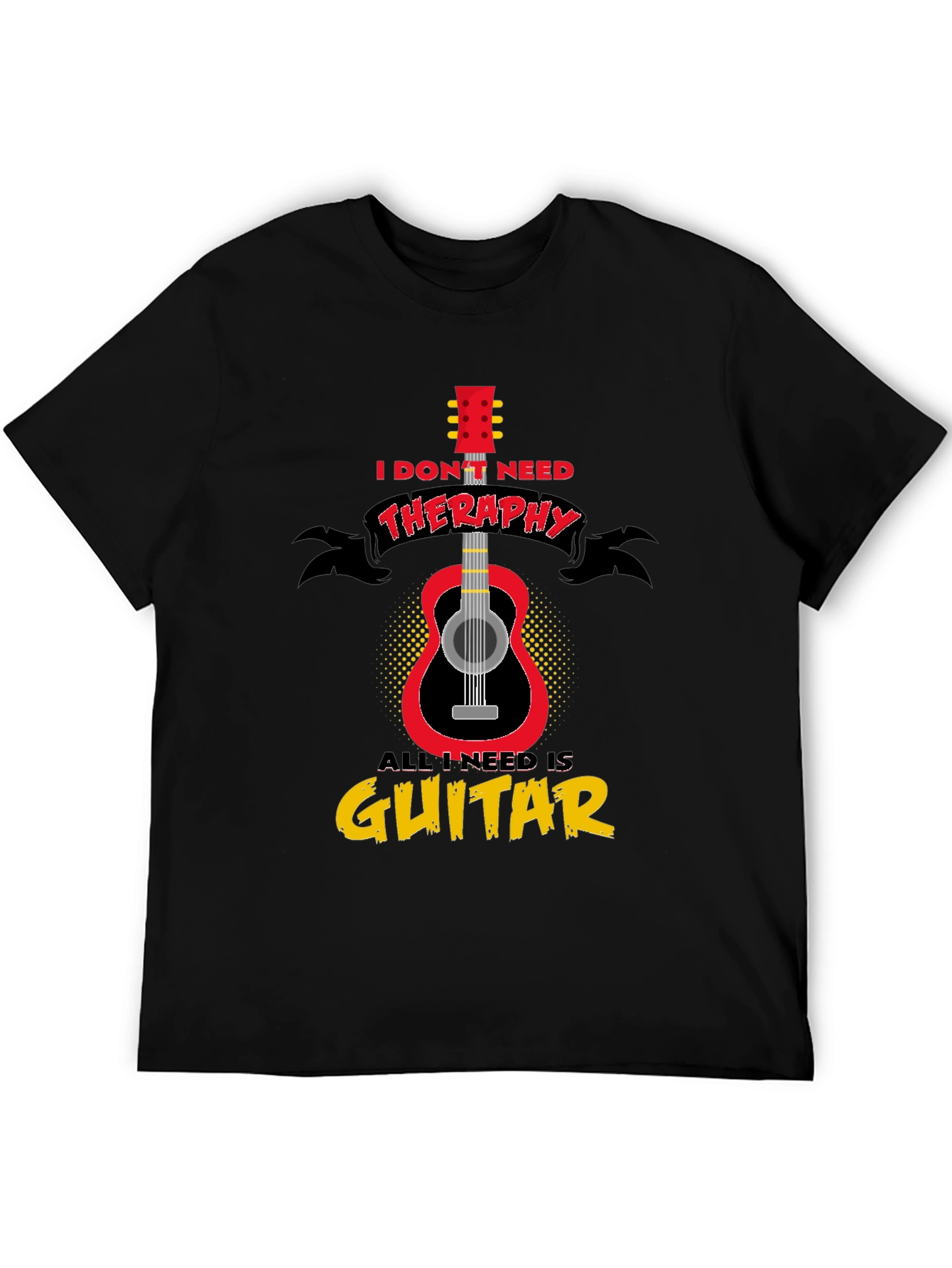 Guitar Therapy T-Shirt - Musician Gift