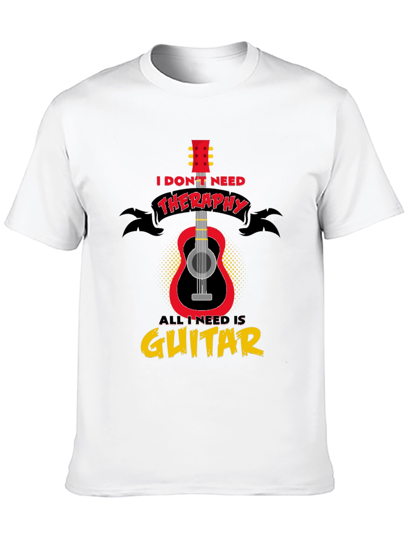 Guitar Therapy T-Shirt - Musician Gift