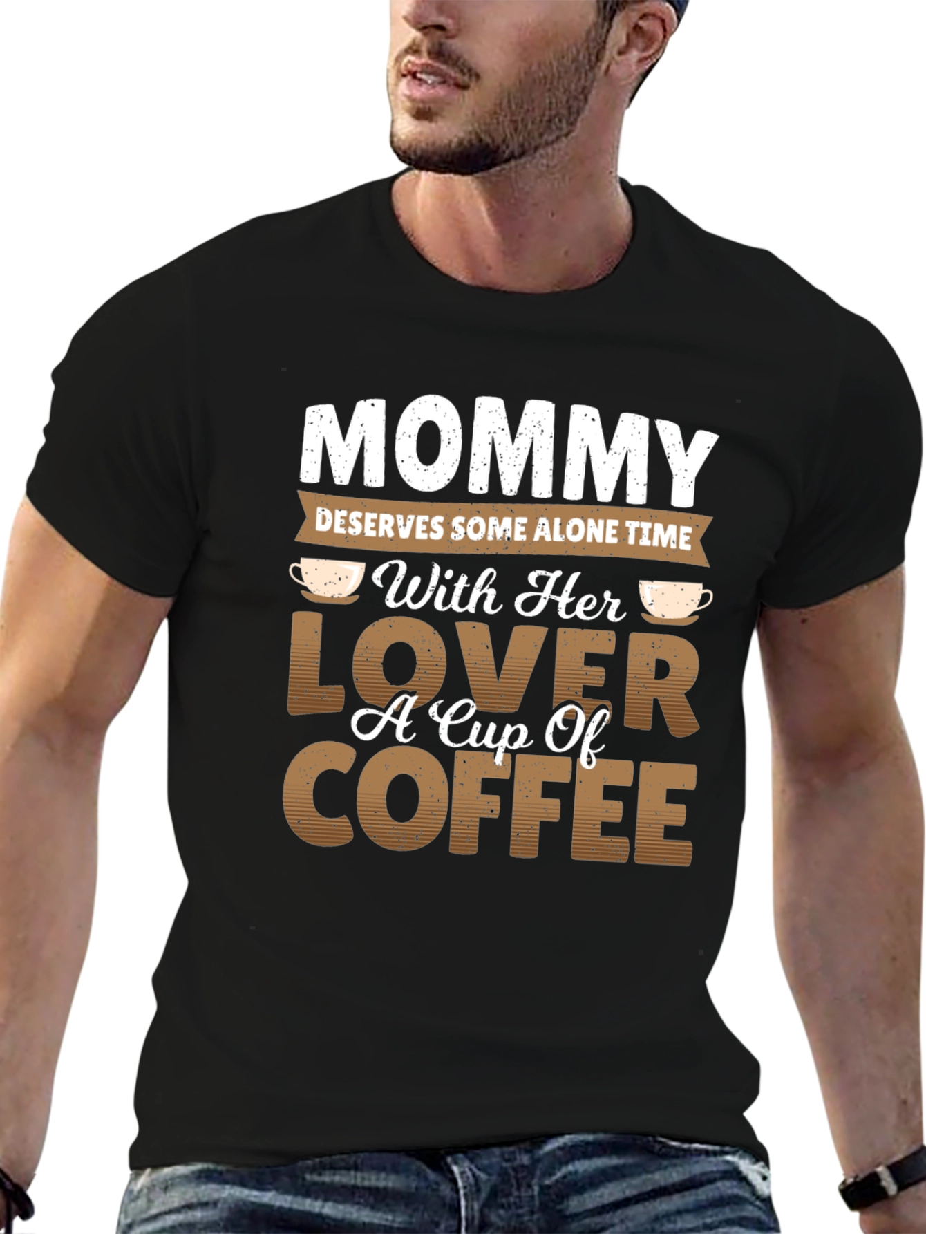 Mommy Alone Time Coffee Lover Graphic T-Shirt