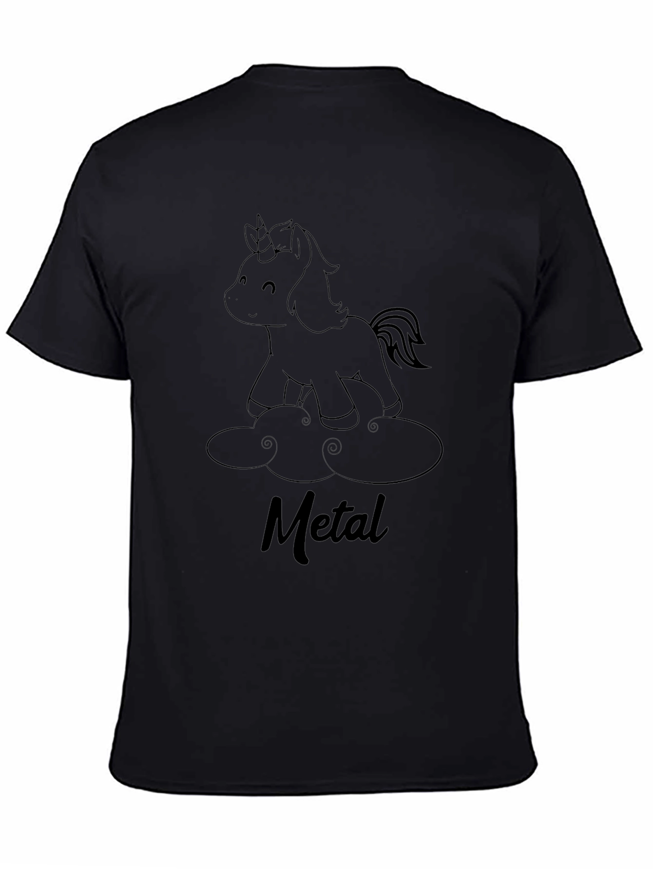 Unicorn Metal Band Graphic Tee