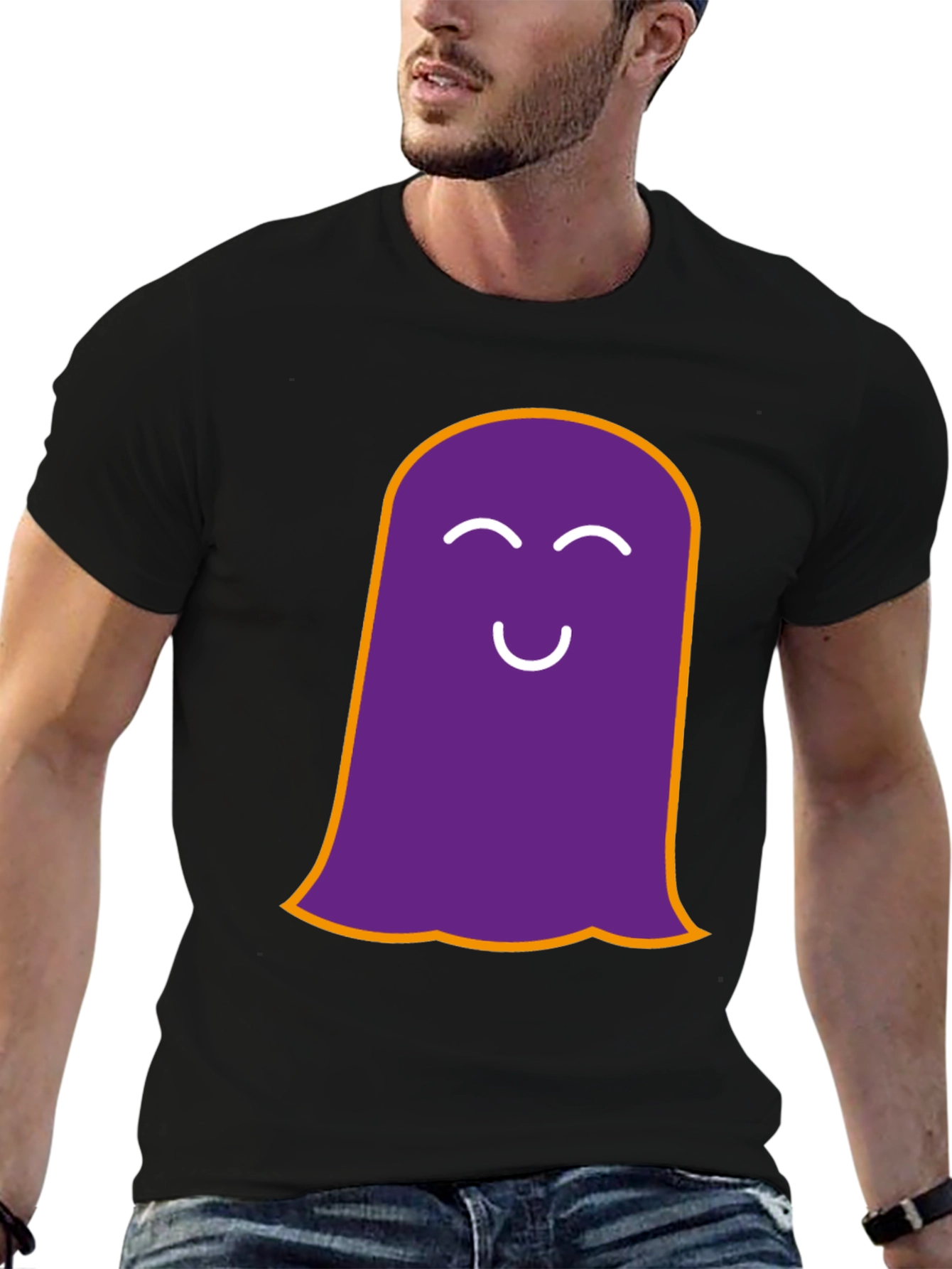 Funny Ghost Graphic Tee - Spooky Season Shirt