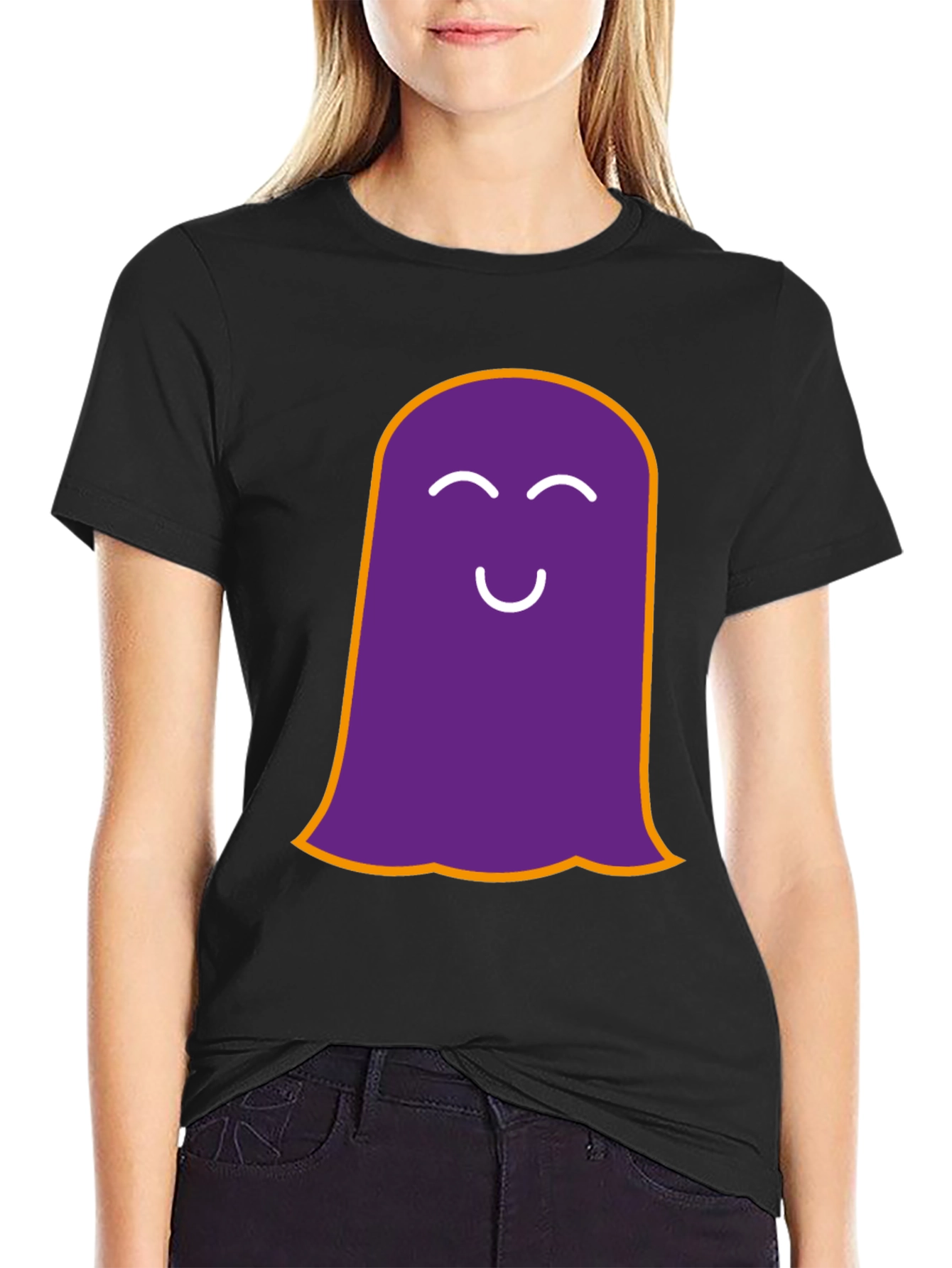 Funny Ghost Graphic Tee - Spooky Season Shirt