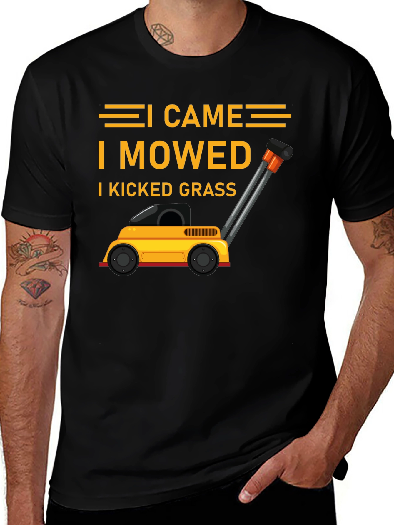 I Came I Mowed I Kicked Grass T-Shirt