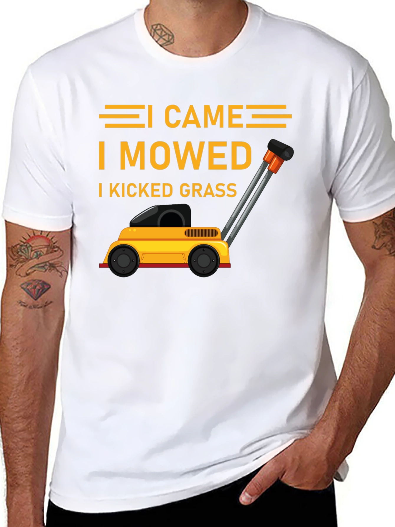 I Came I Mowed I Kicked Grass T-Shirt