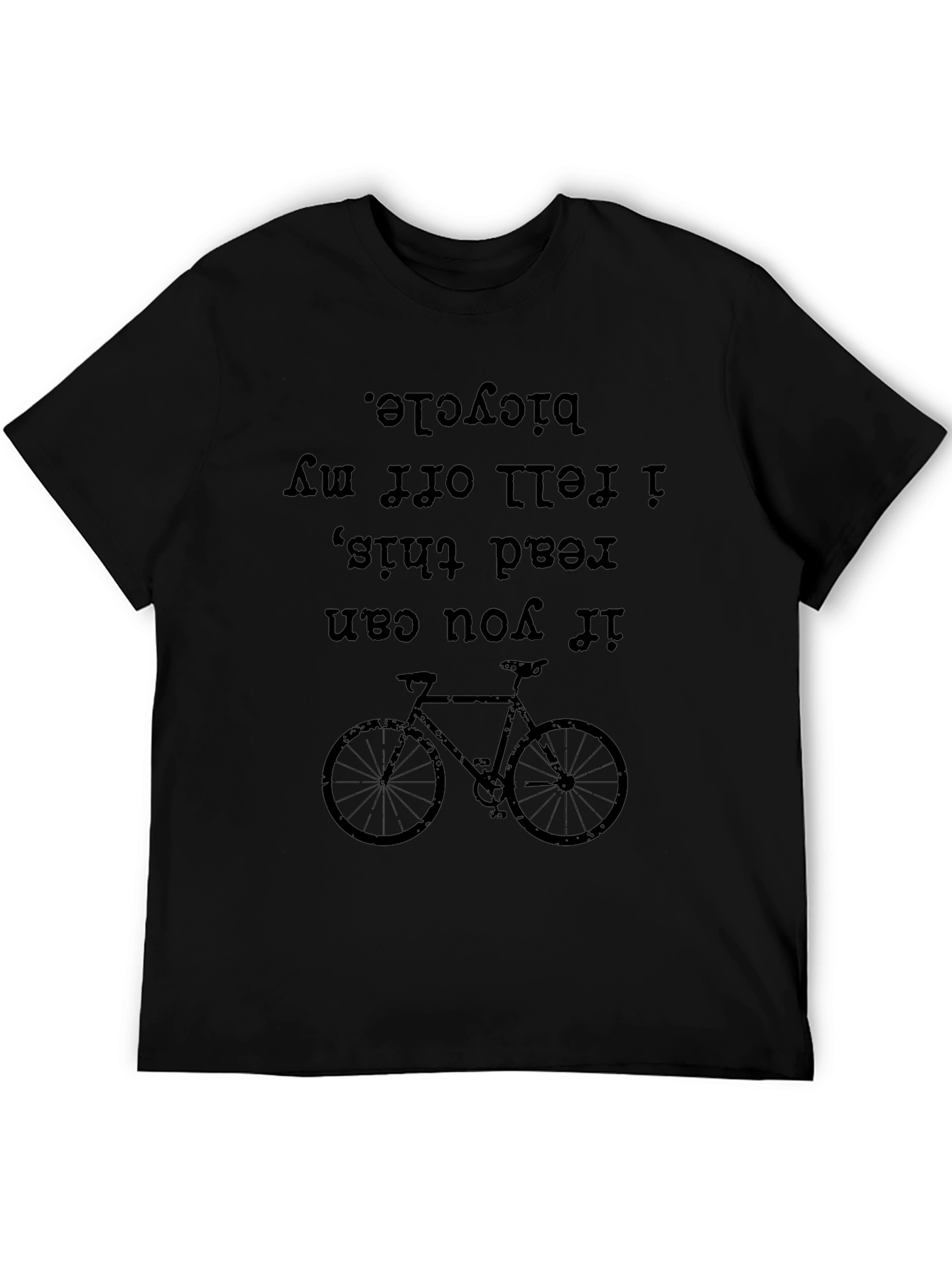 Funny Bicycle Graphic T-Shirt
