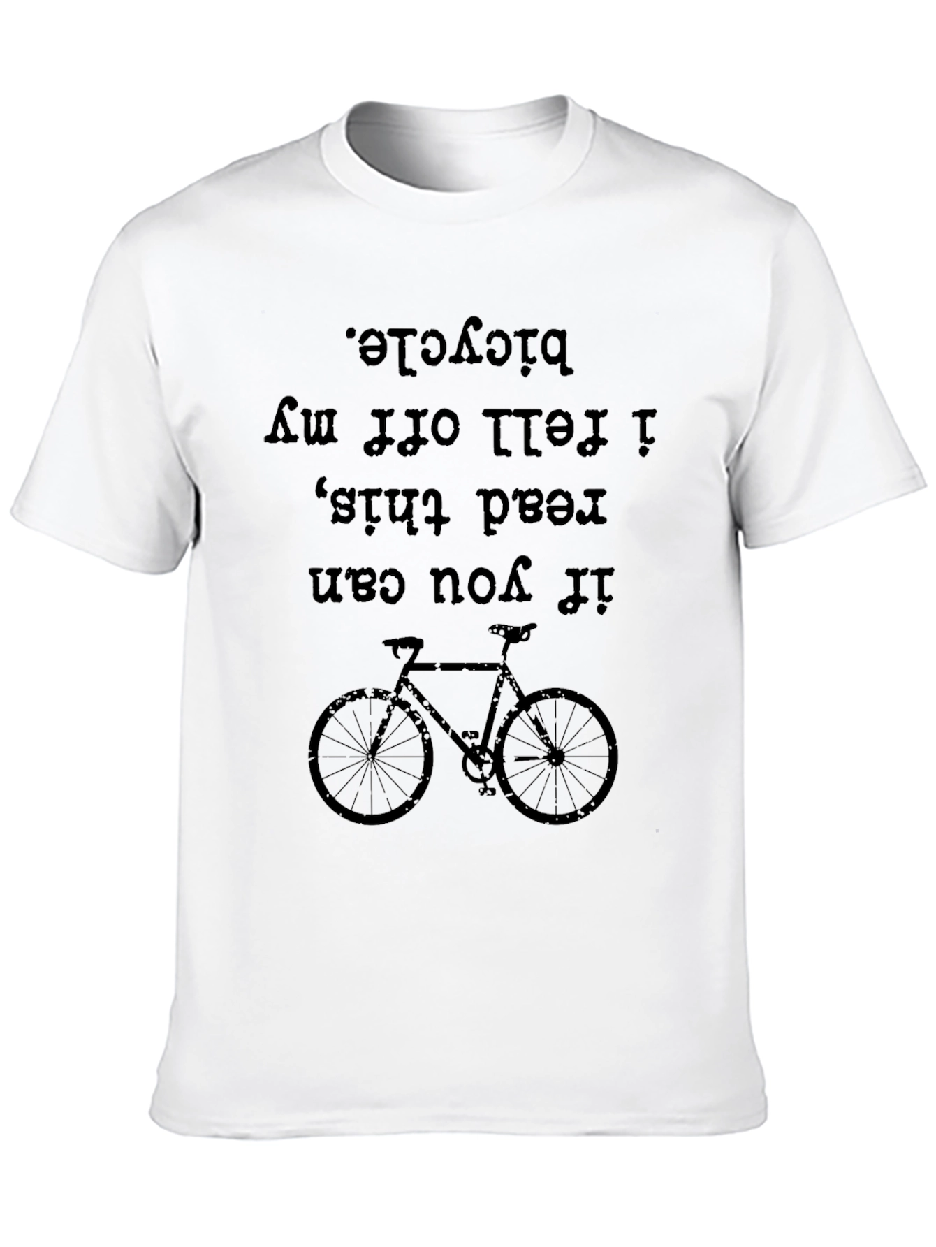 Funny Bicycle Graphic T-Shirt