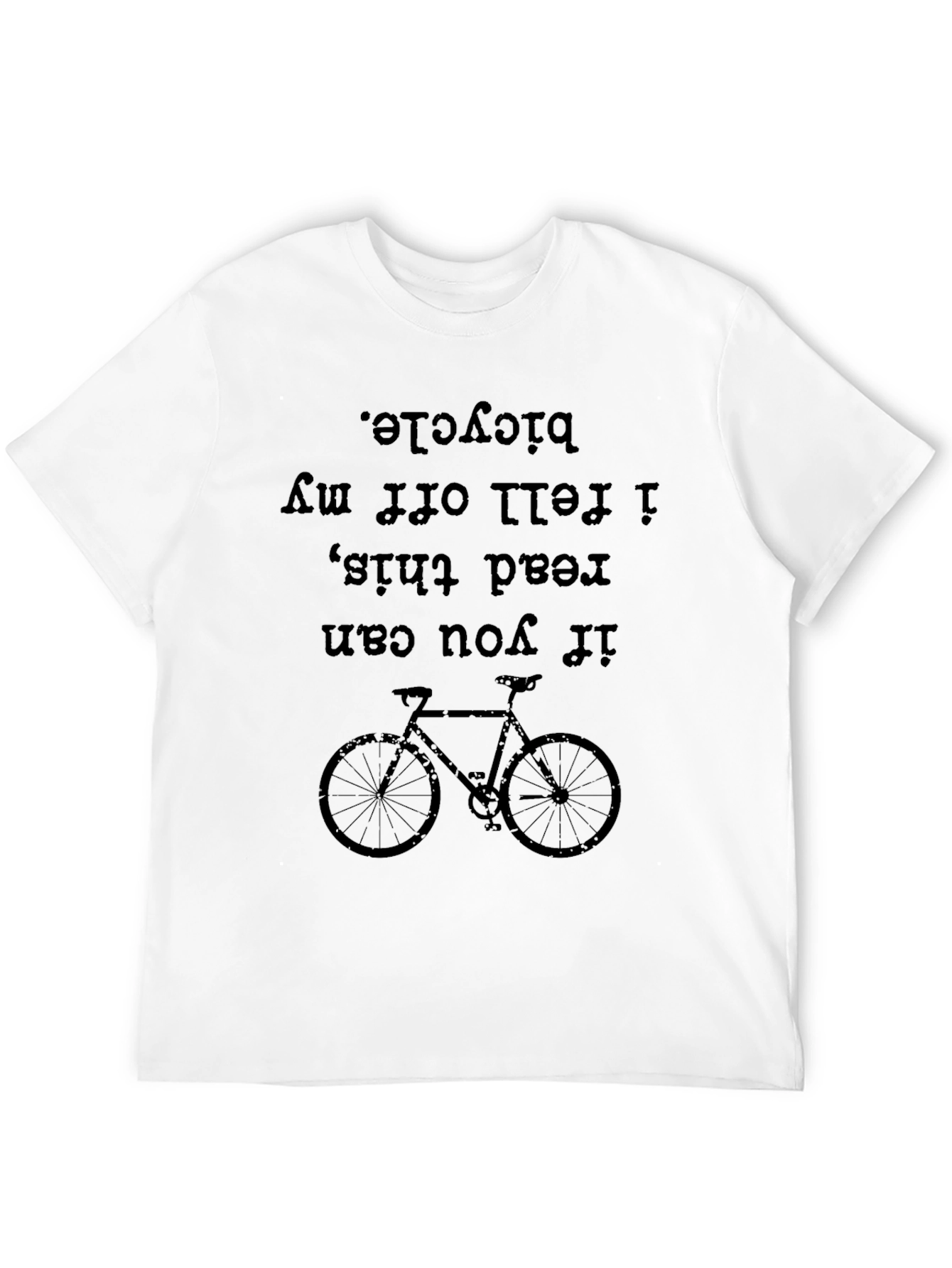 Funny Bicycle Graphic T-Shirt