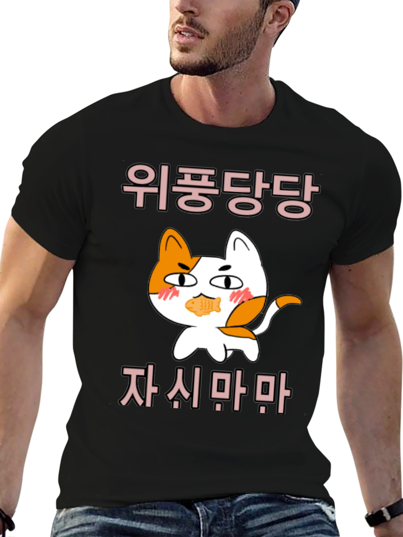 Funny Korean Cat T-Shirt