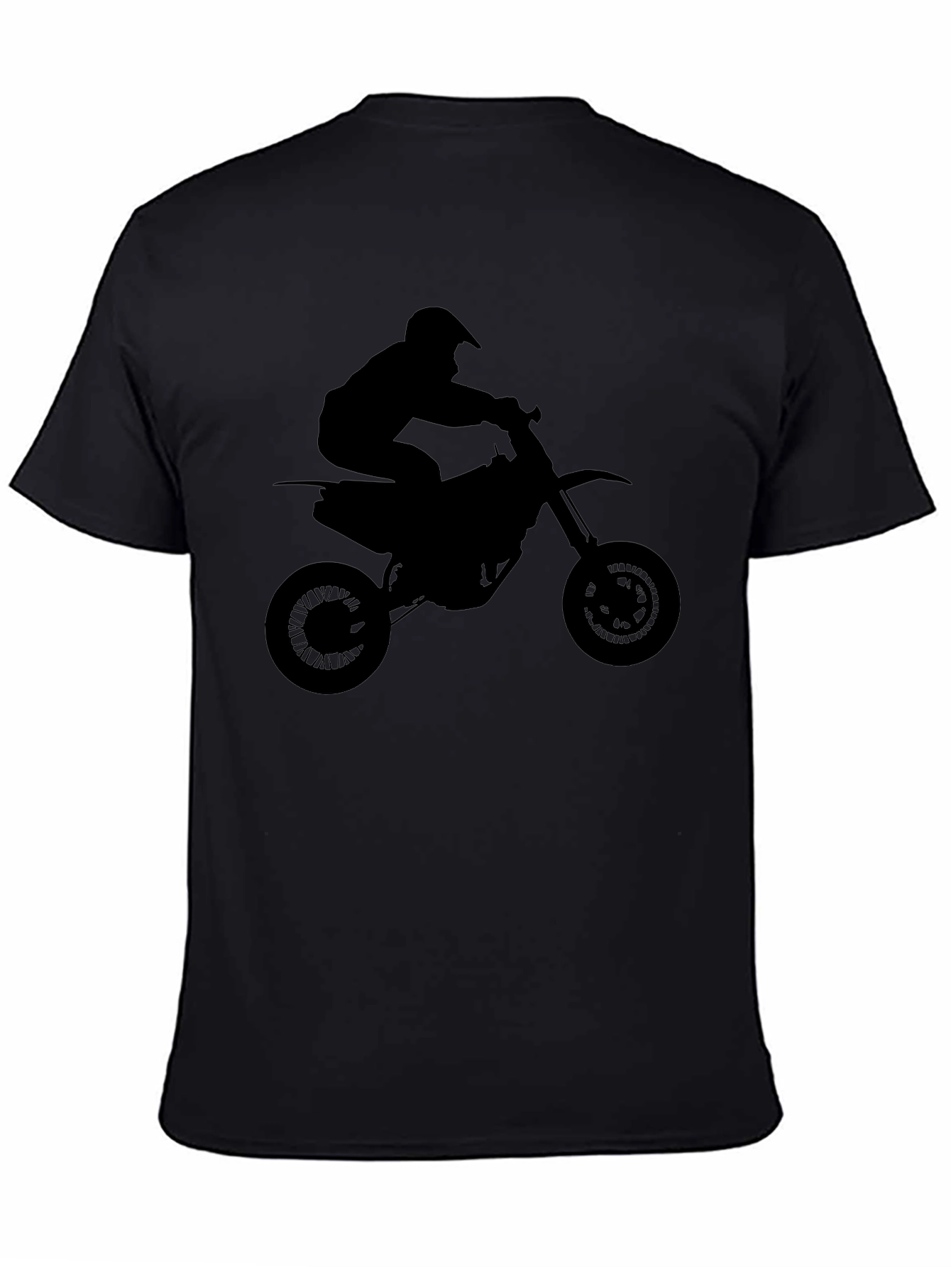 Motocross Rider Graphic Tee - Black