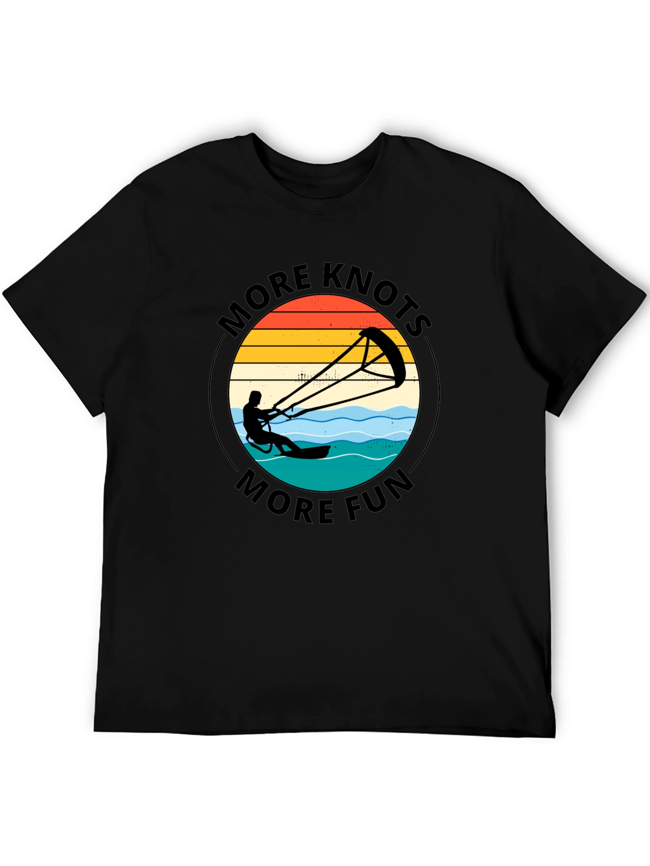 More Knots More Fun Black Graphic Tee