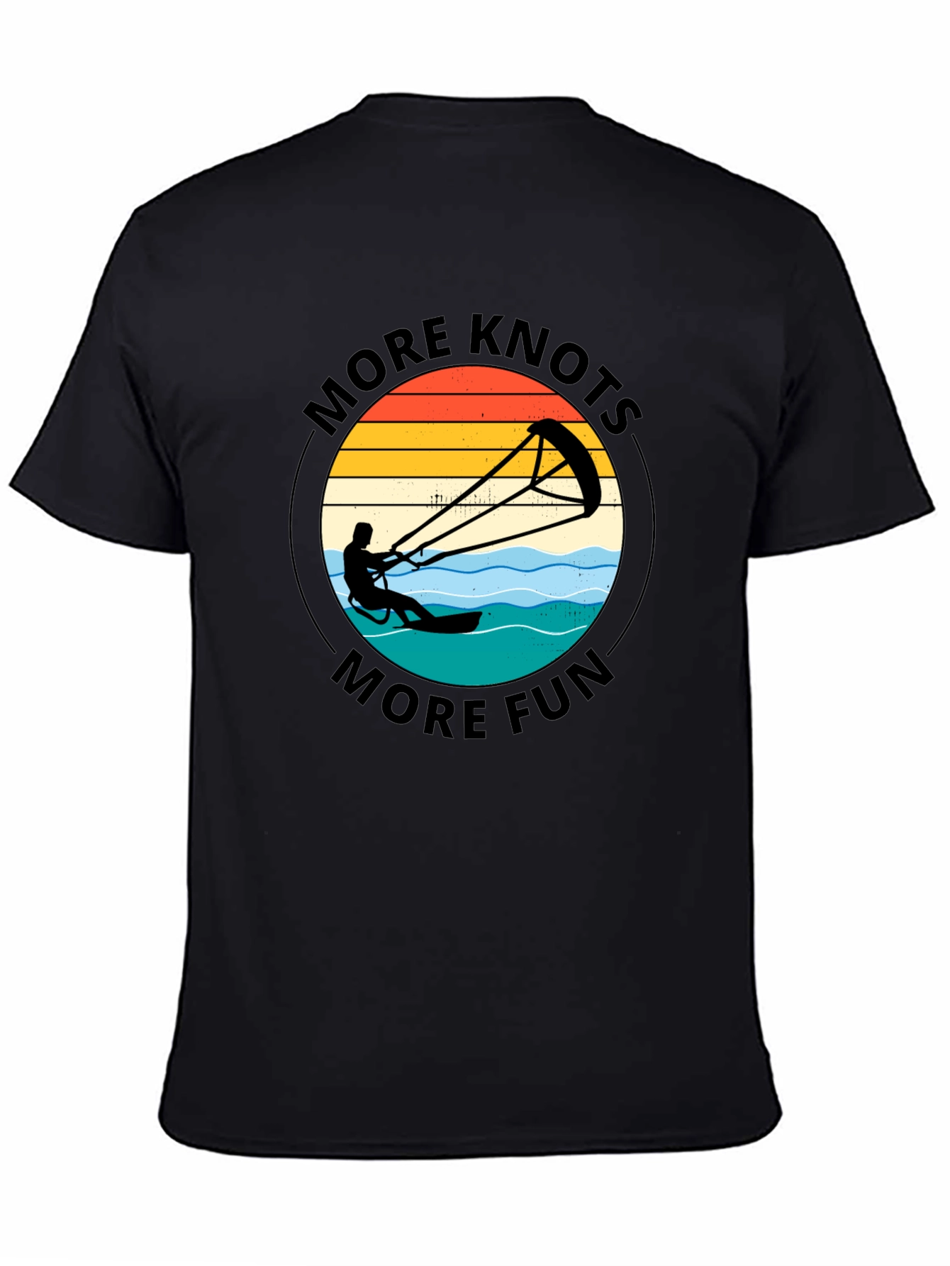 More Knots More Fun Black Graphic Tee