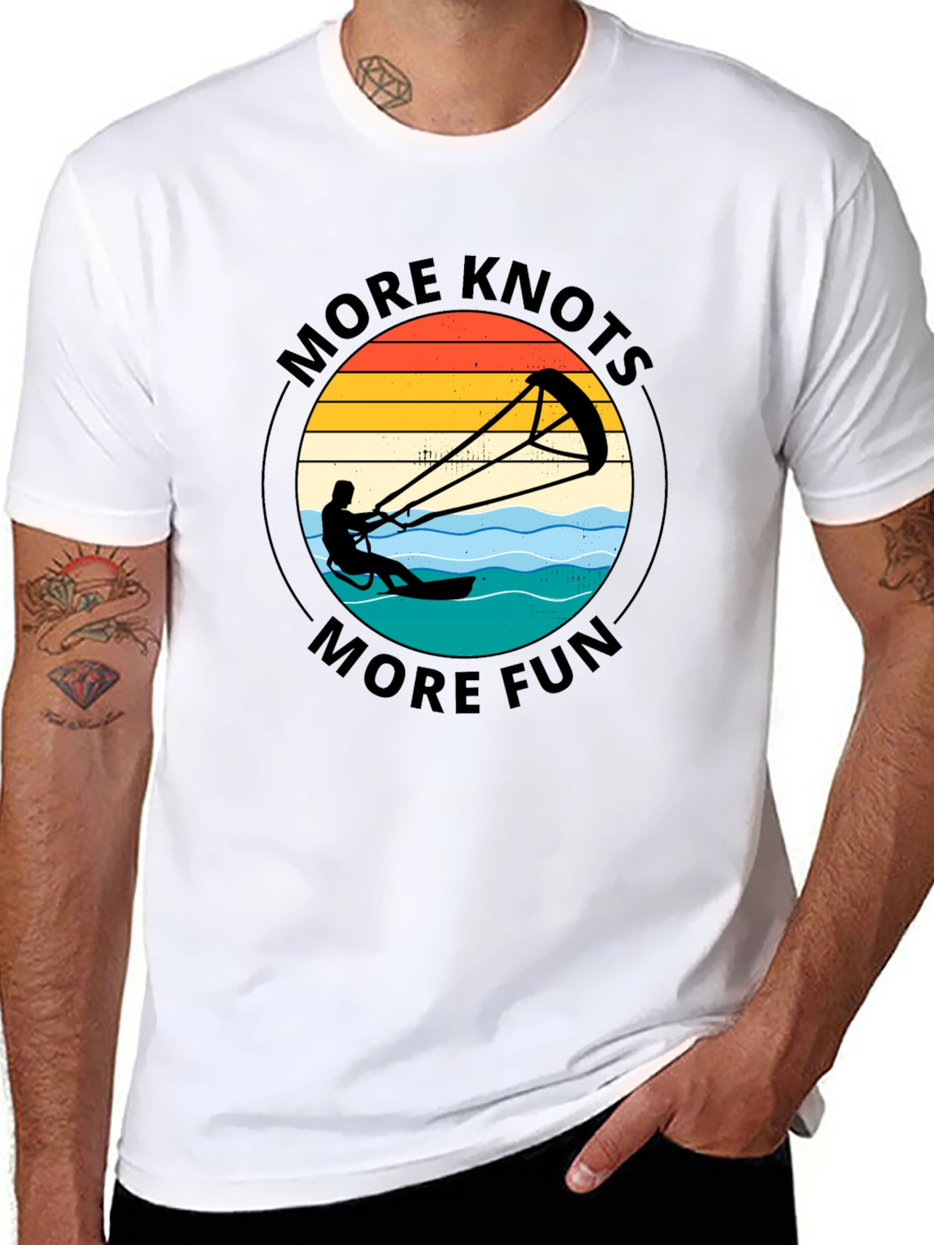 More Knots More Fun Black Graphic Tee