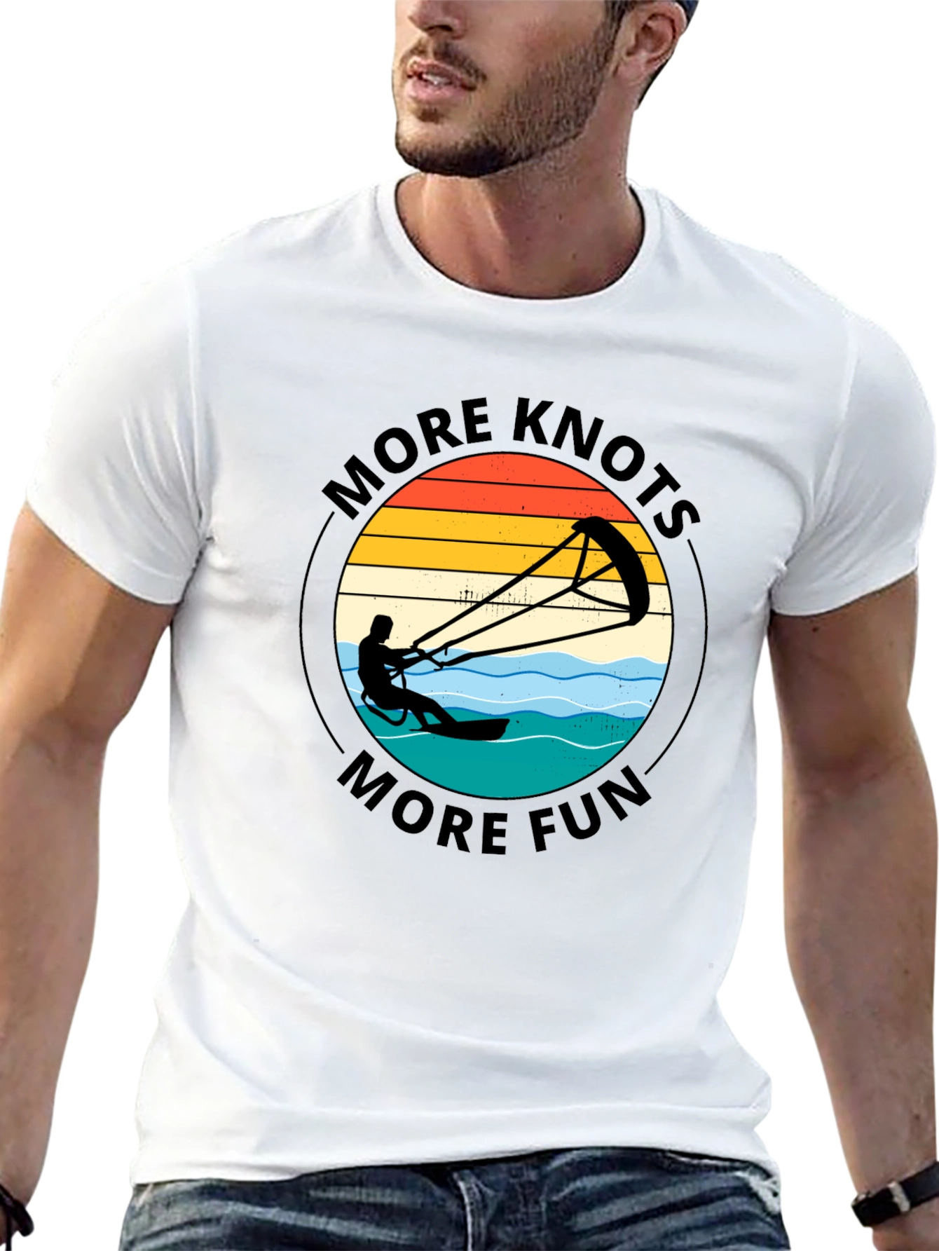 More Knots More Fun Black Graphic Tee